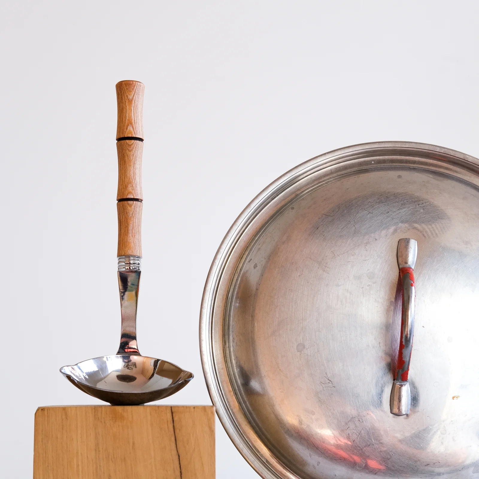 Bamboo, Light press wood - Gravy ladle - Image 2