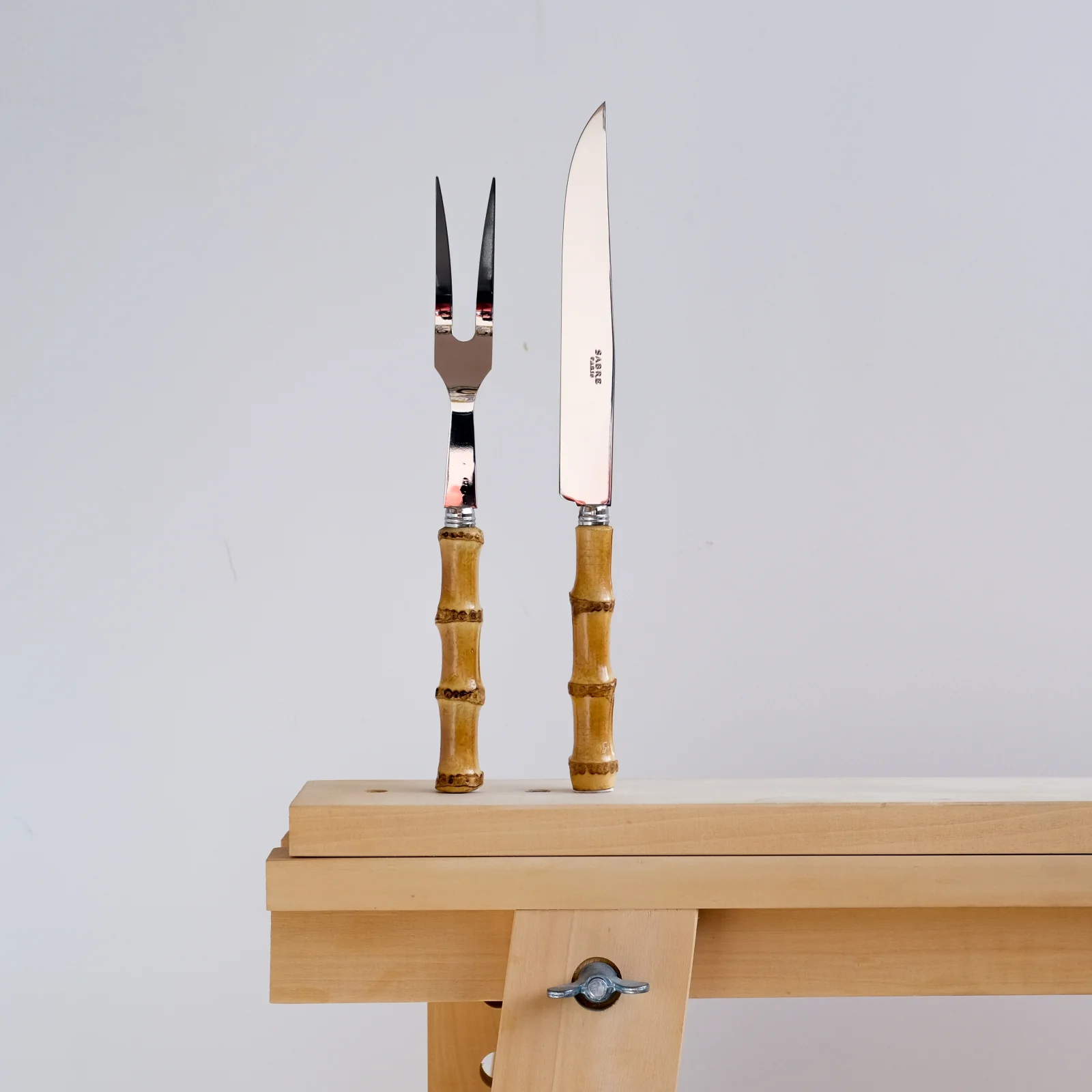 Bamboo, Light press wood - Carving set - Image 2