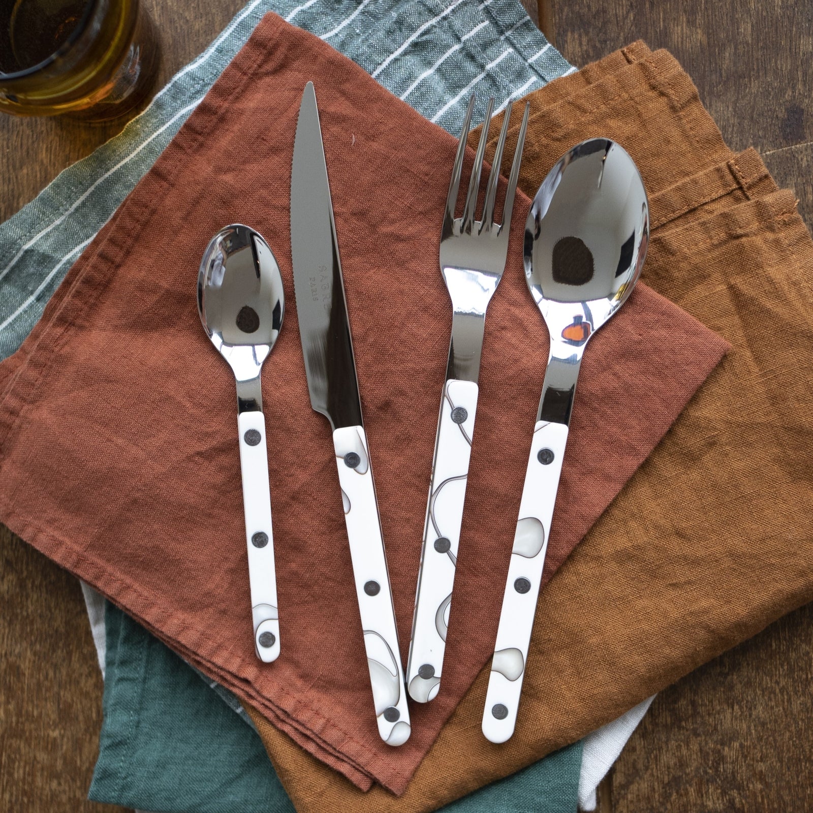 Bistrot Dune, Dune Ivory - Box of 5 pieces cutlery set - Image 2