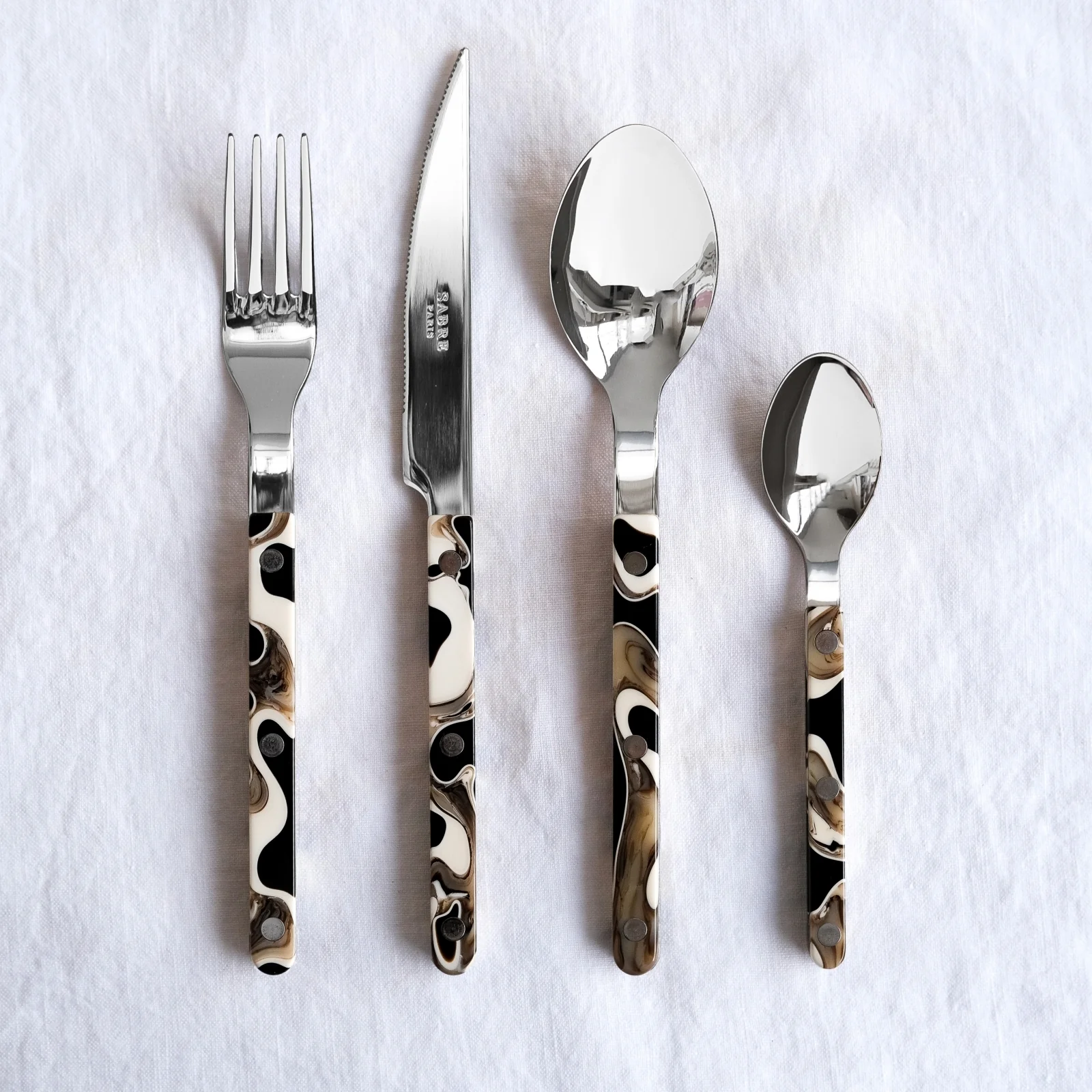 Bistrot Dune, Dune Black - 48 pieces cutlery set - Image 3