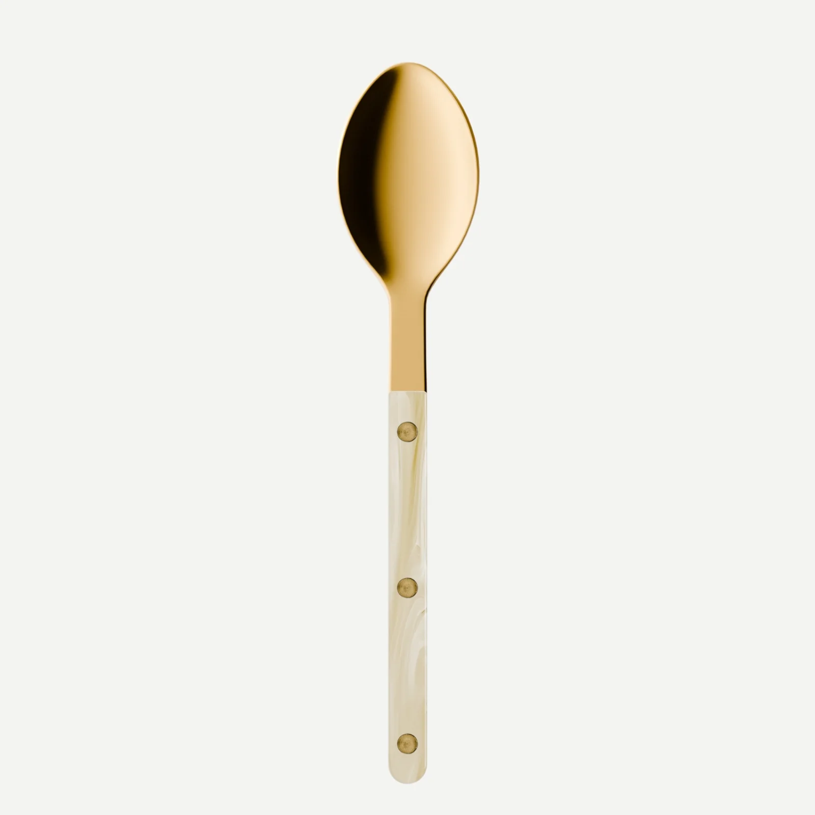 Bistrot Gold color Horn, Faux Horn - Soup spoon