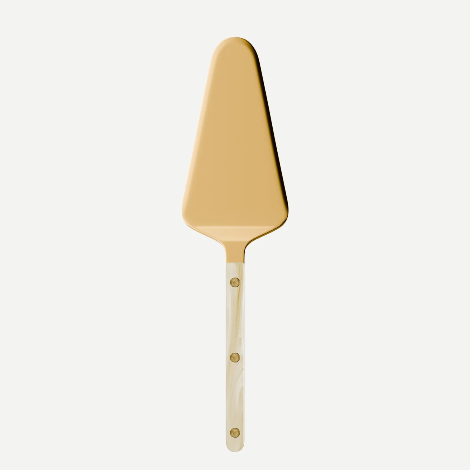 Bistrot Gold color Horn, Faux Horn - Tart server