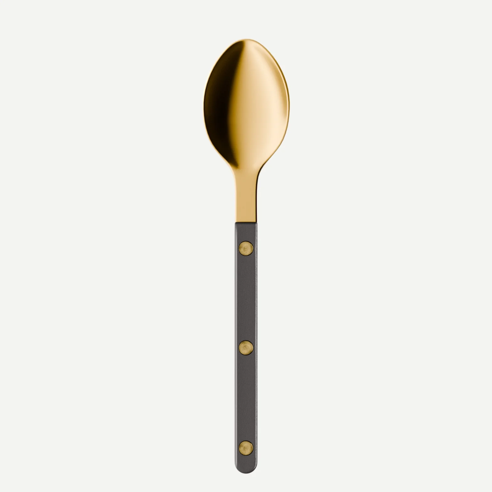 Bistrot Gold color Pearly, Dark grey - Dessert spoon