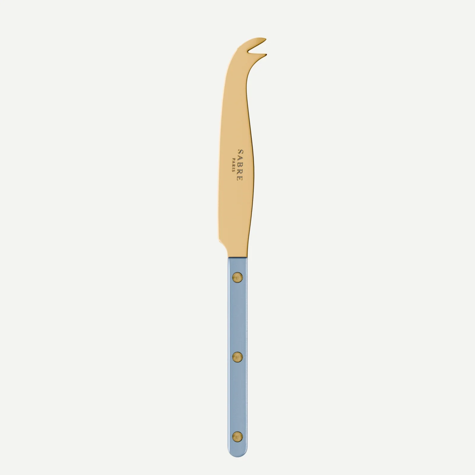 Bistrot Gold color Pearly, Light blue - Cheese knife large