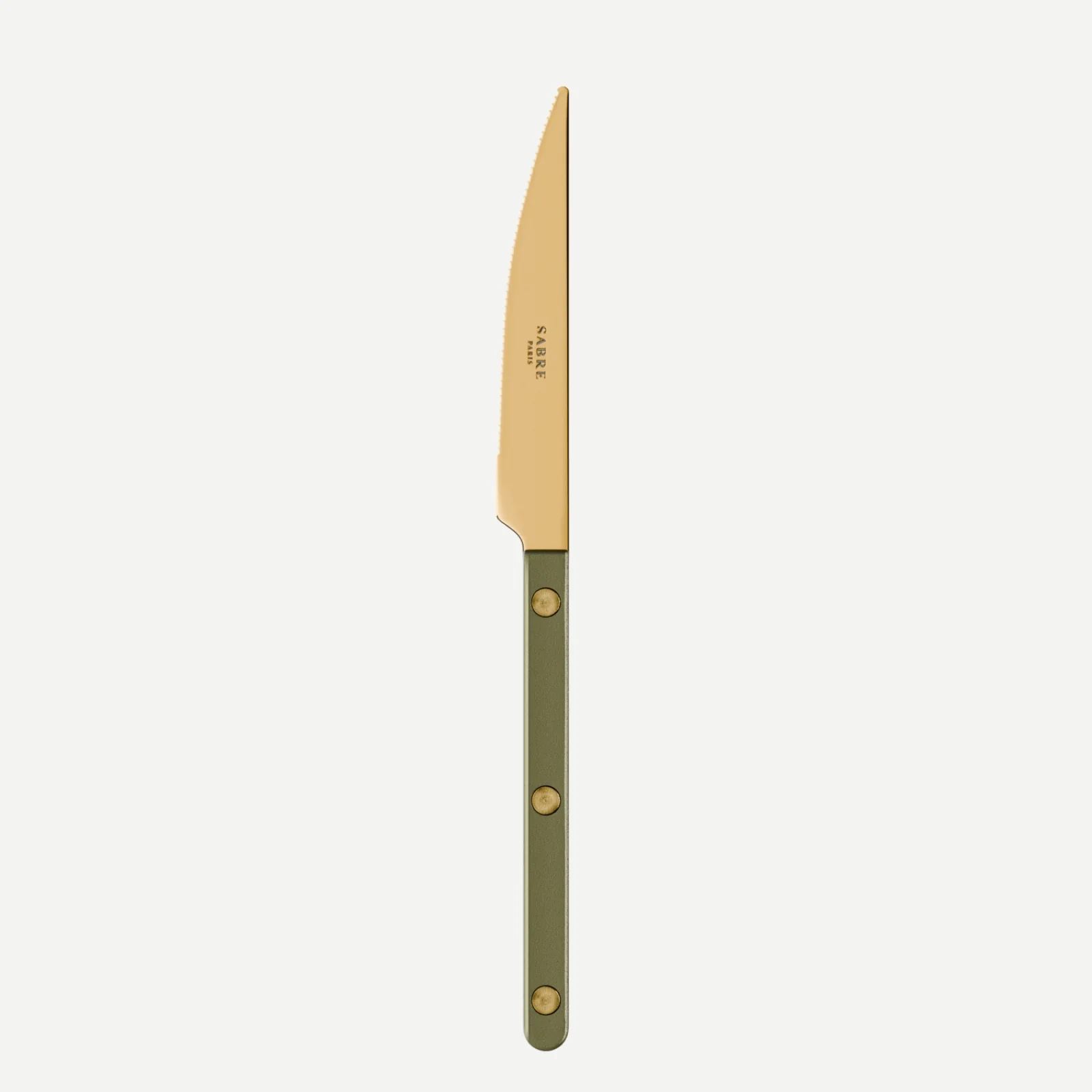Bistrot Gold color Pearly, Olive - Dessert knife