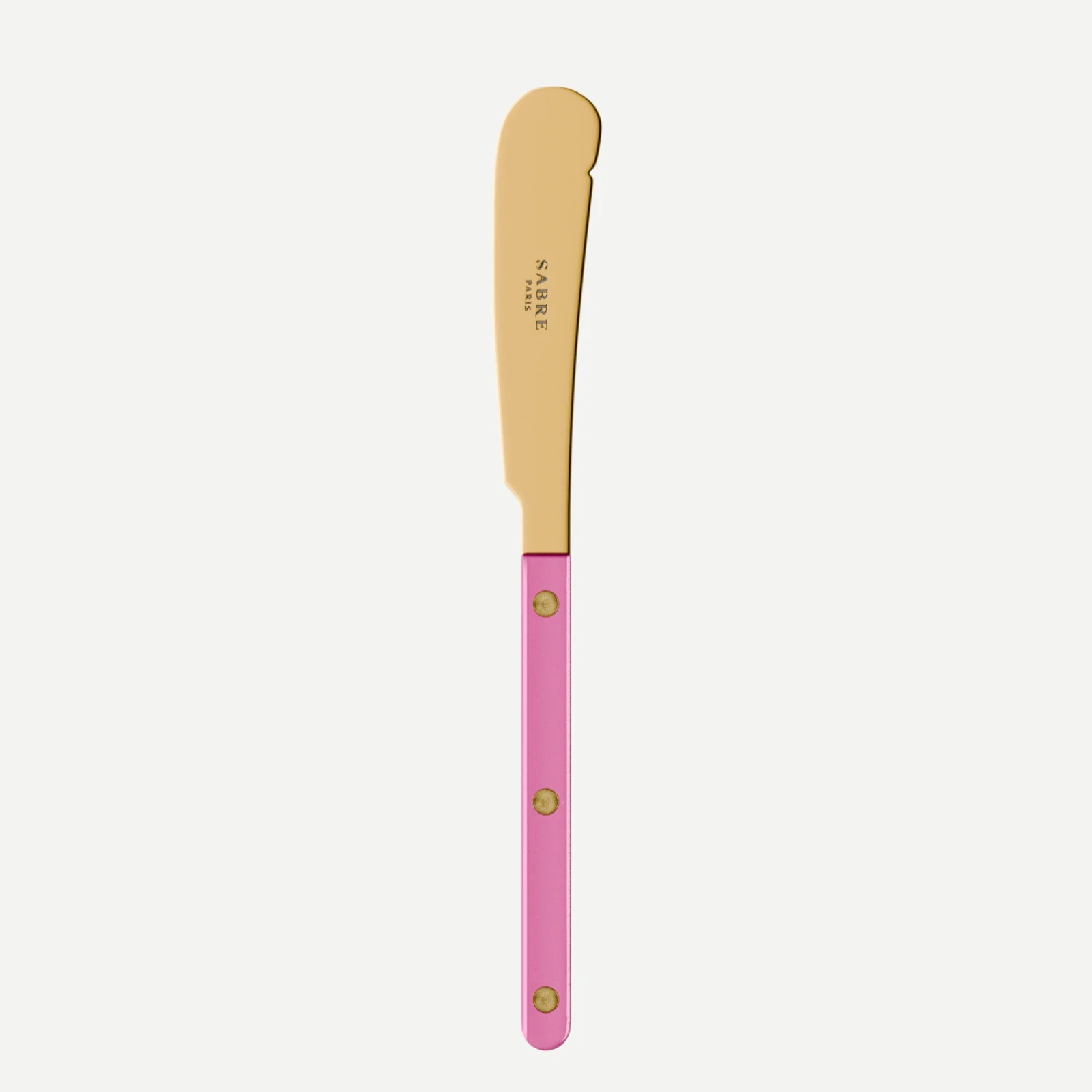 Bistrot Gold color Pearly, Pink - Butter knife