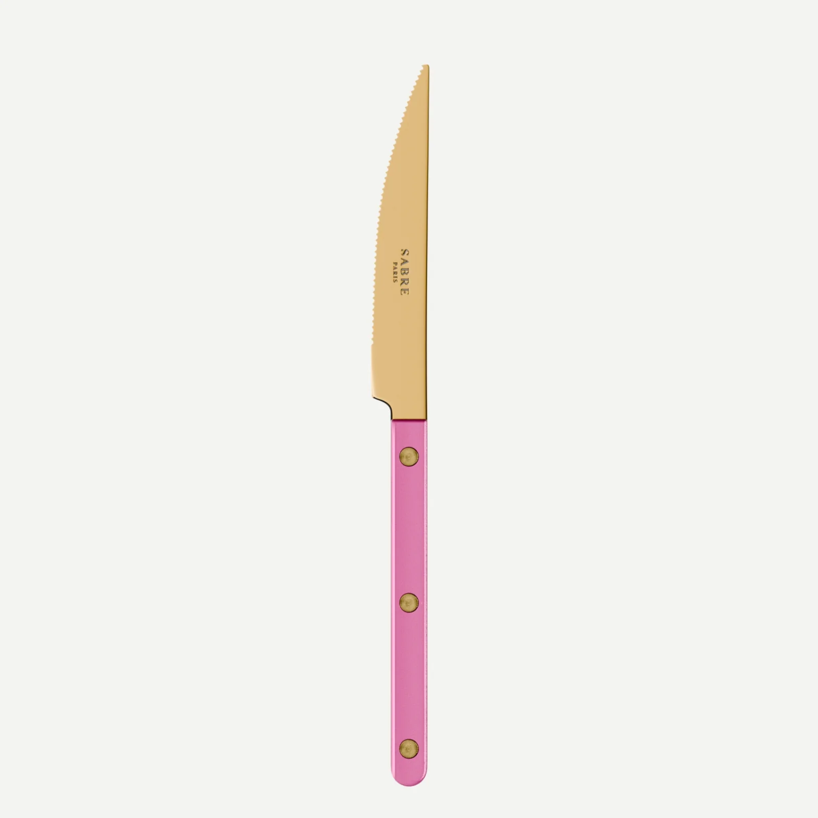 Bistrot Gold color Pearly, Pink - Dinner knife