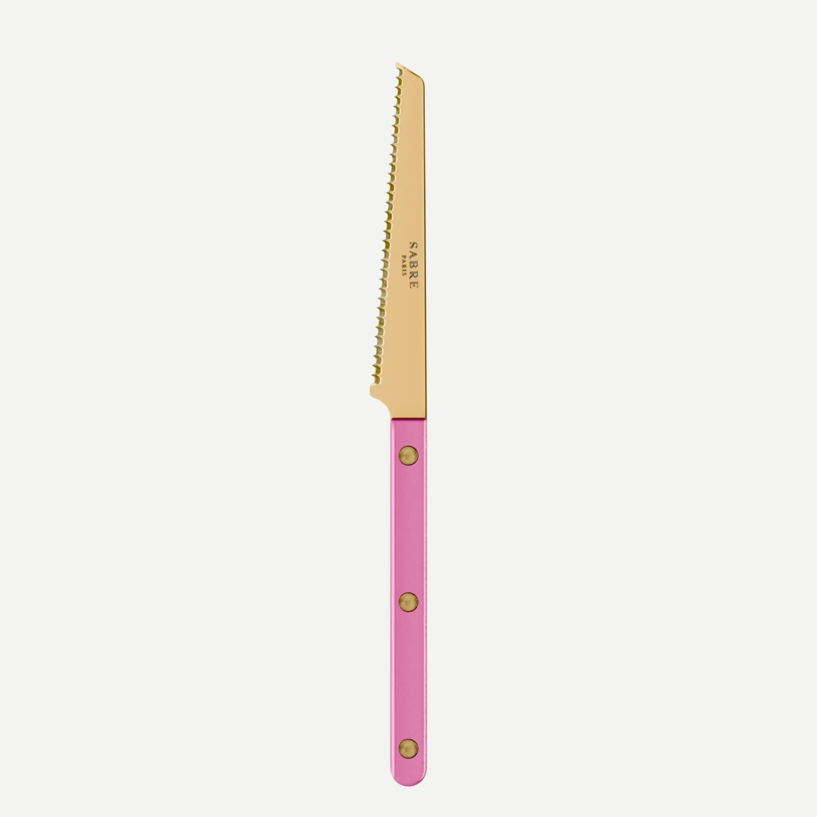 Bistrot Gold color Pearly, Pink - Tomato knife