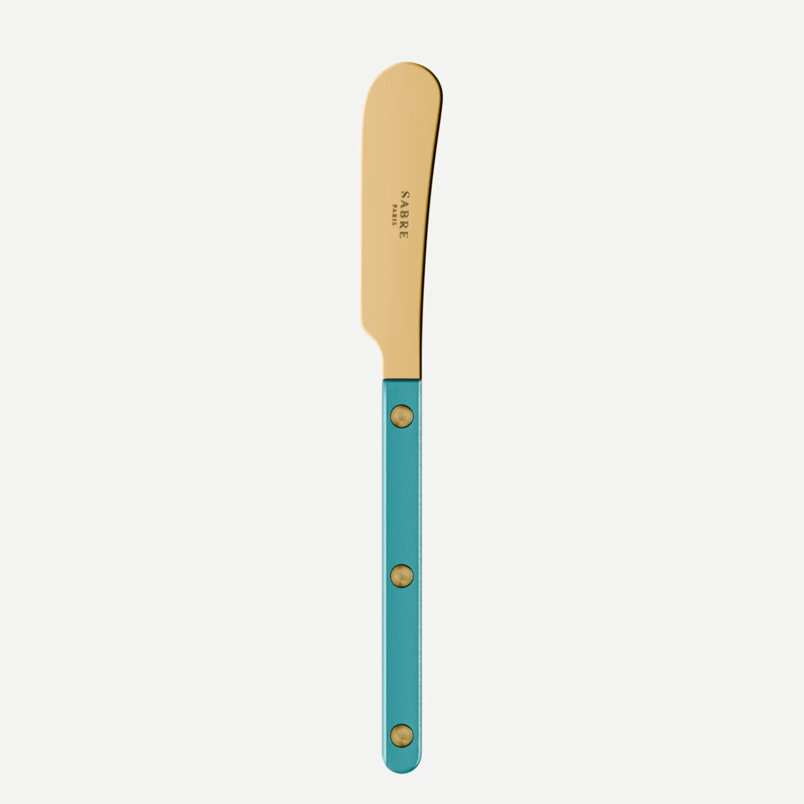 Bistrot Gold color Pearly, Turquoise - Butter spreader