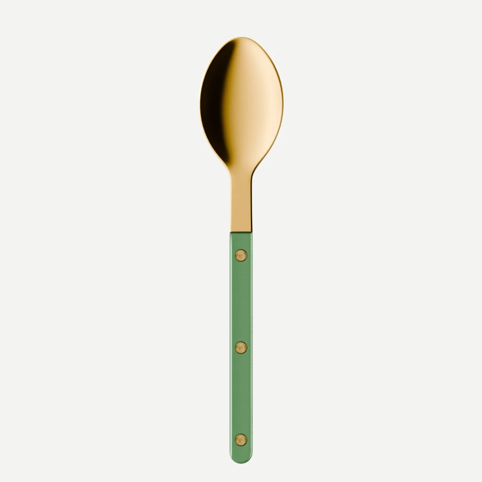 Bistrot Gold color Pearly, Garden green - Soup spoon