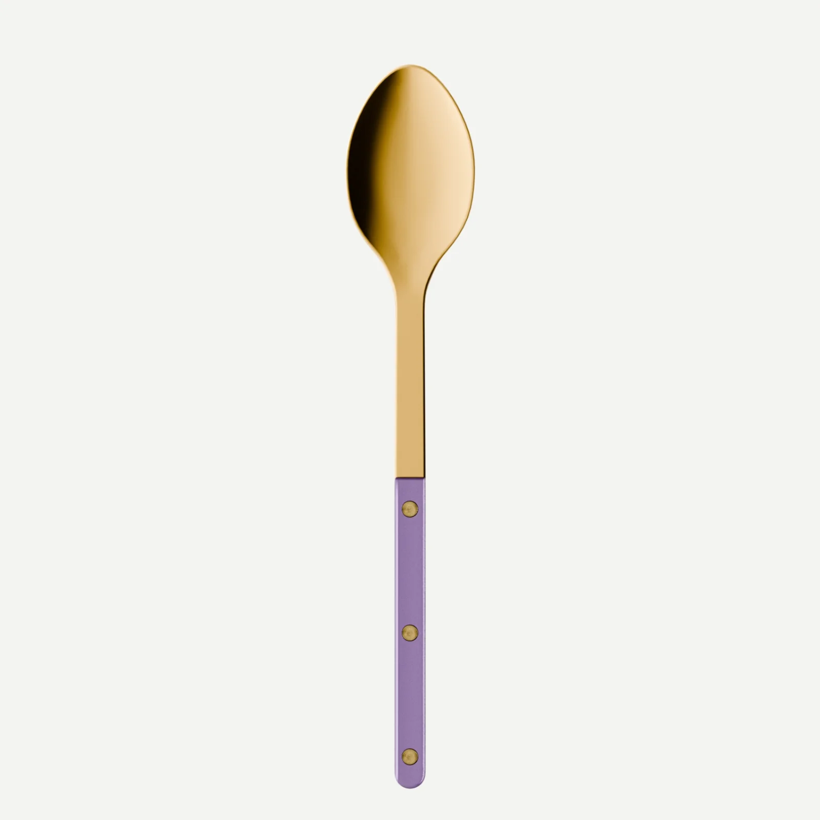 Bistrot Gold color Pearly, Purple - Serving spoon