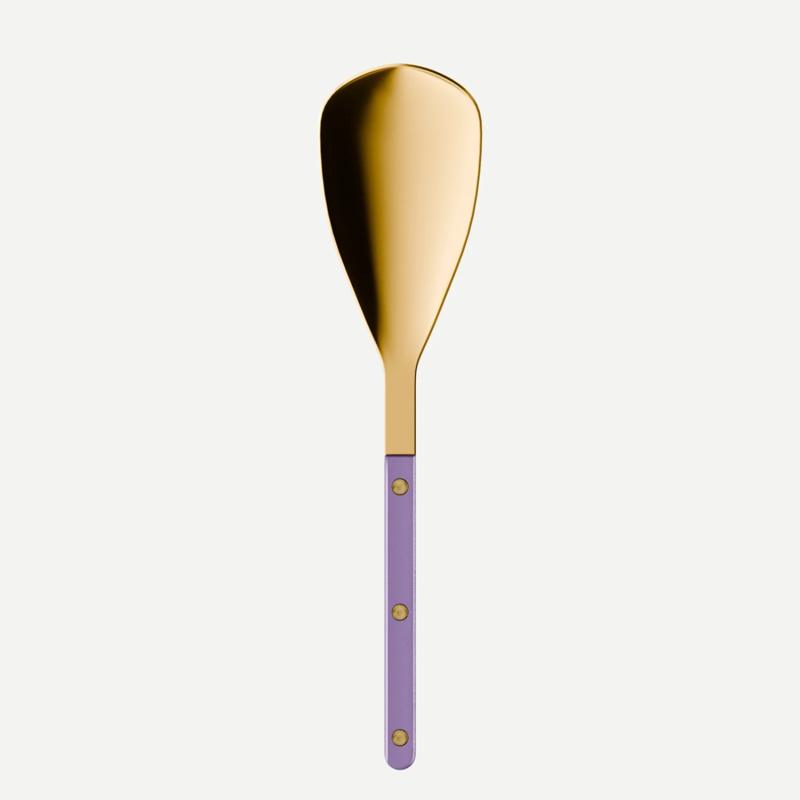 Bistrot Gold color Pearly, Purple - Rice spoon