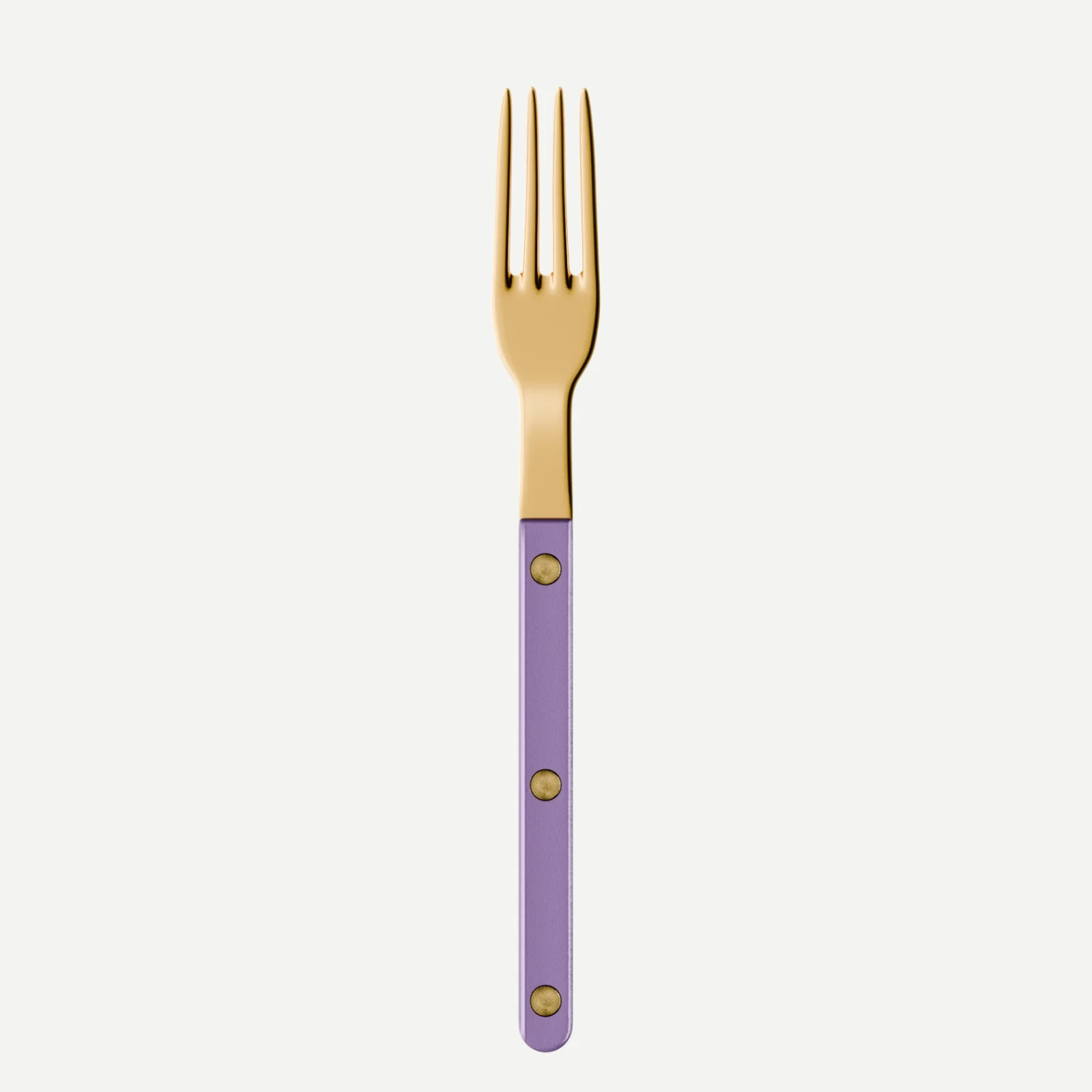 Bistrot Gold color Pearly, Purple - Small fork