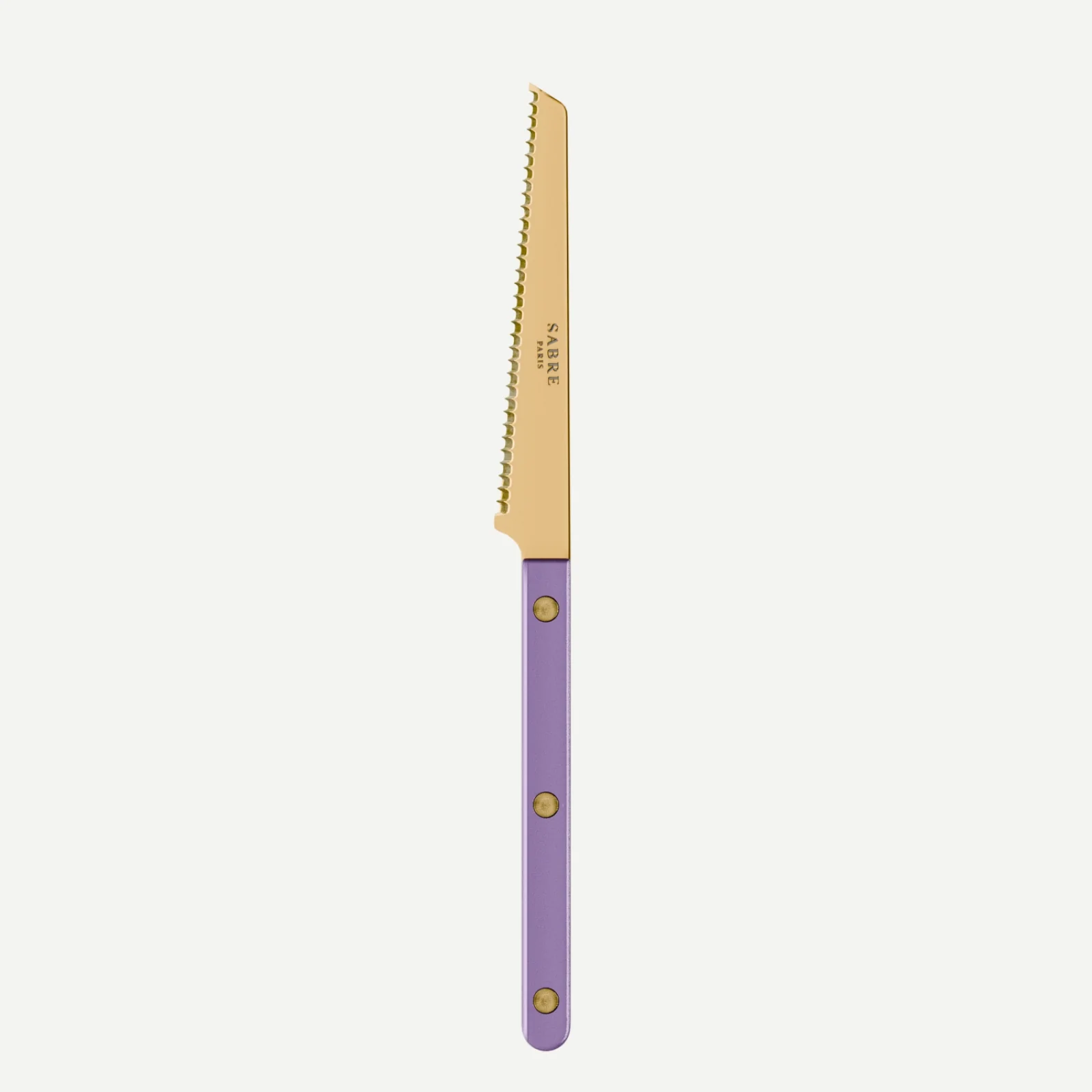 Bistrot Gold color Pearly, Purple - Tomato knife