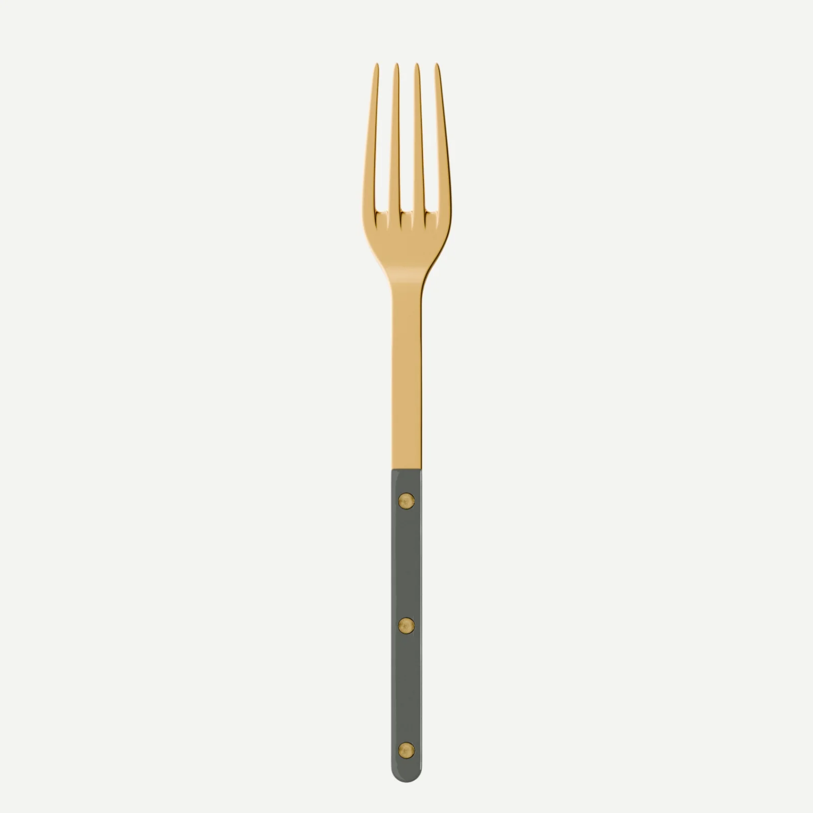 Bistrot Gold color Solid, Dark grey - Serving fork
