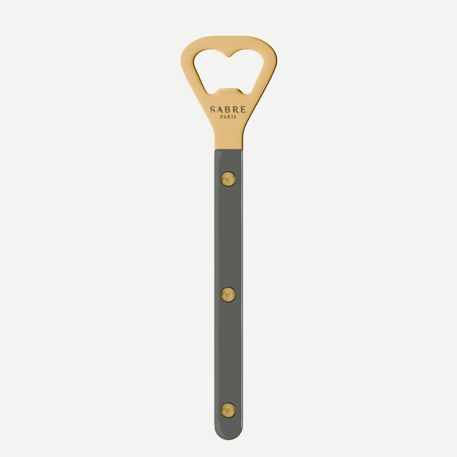 Bistrot Gold color Solid, Dark grey - Bottle opener