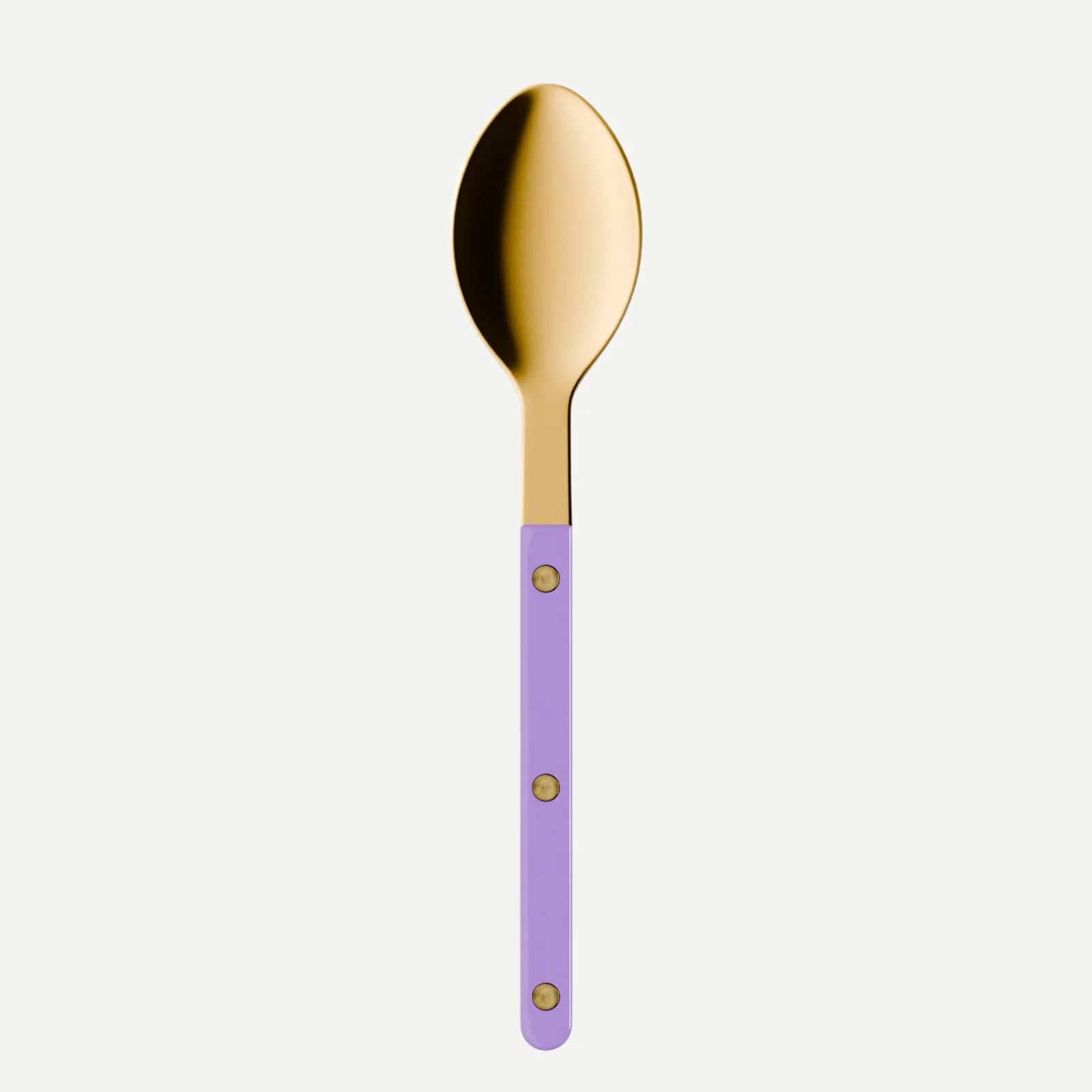 Bistrot Gold color Solid, Purple - Soup spoon