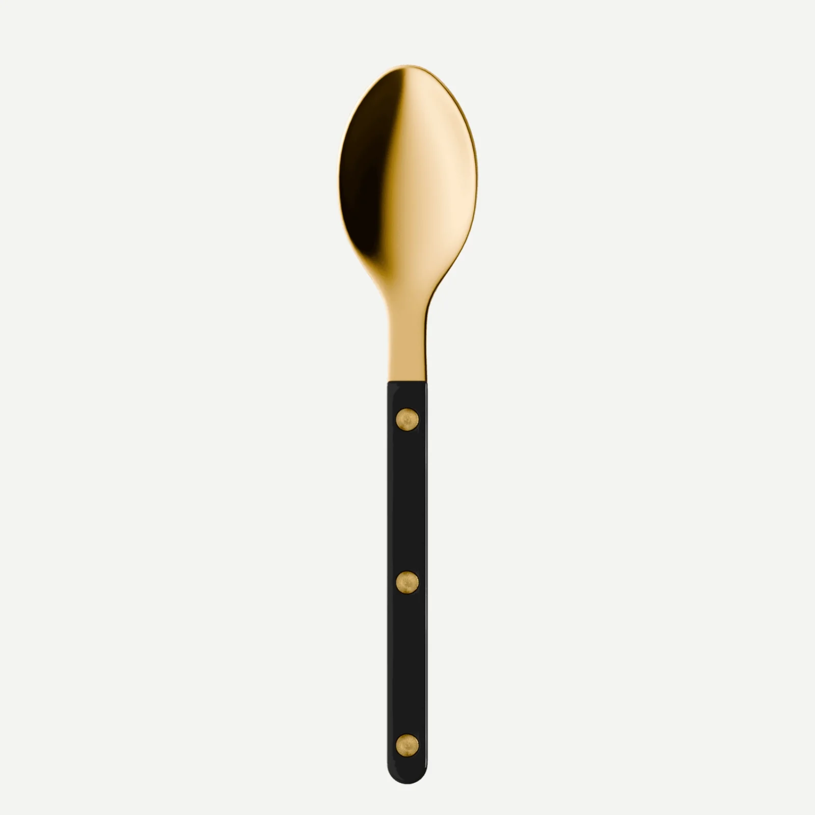 Bistrot Gold color Solid, Black - Teaspoon