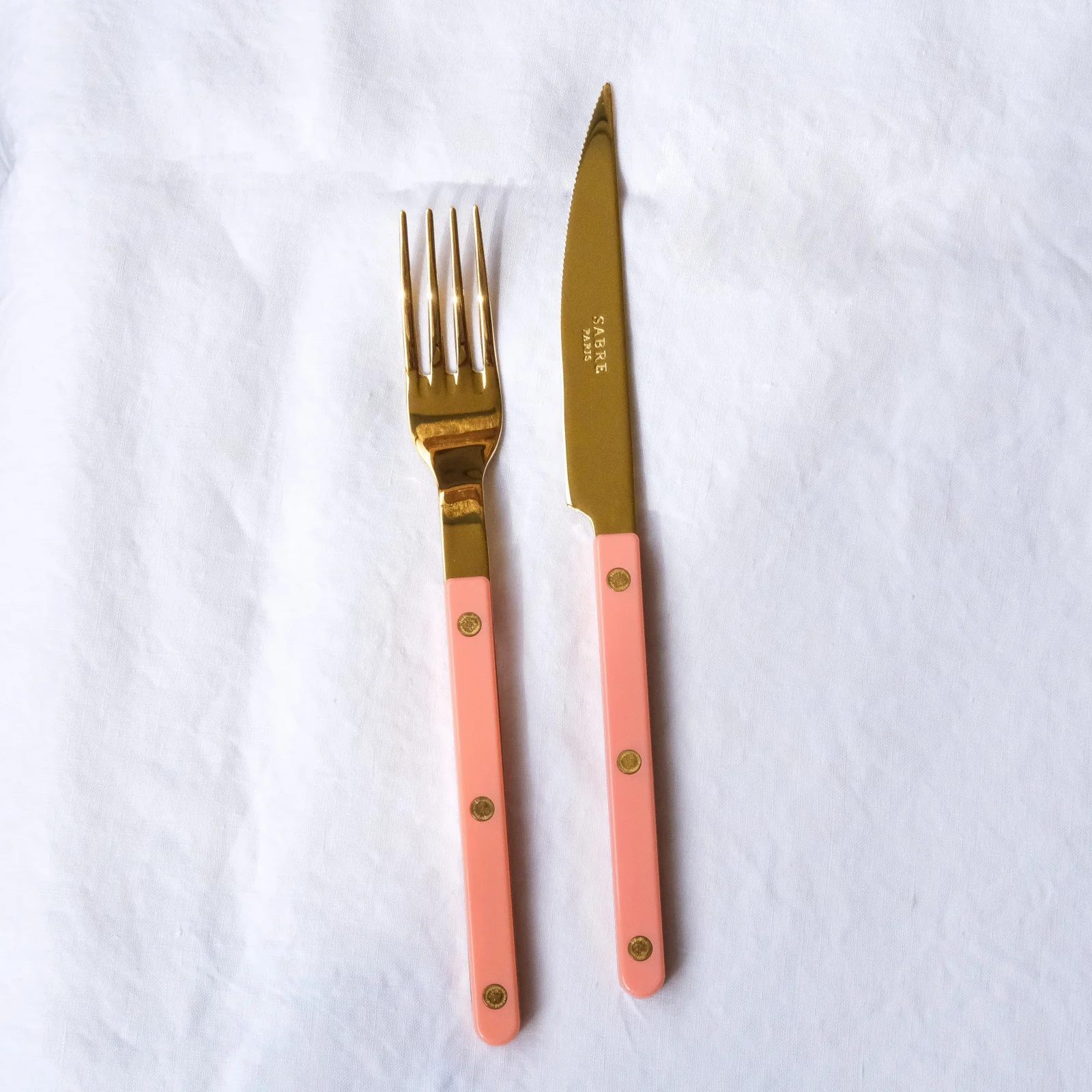 Bistrot Gold color Solid, Nude Pink - Teaspoon - Image 3