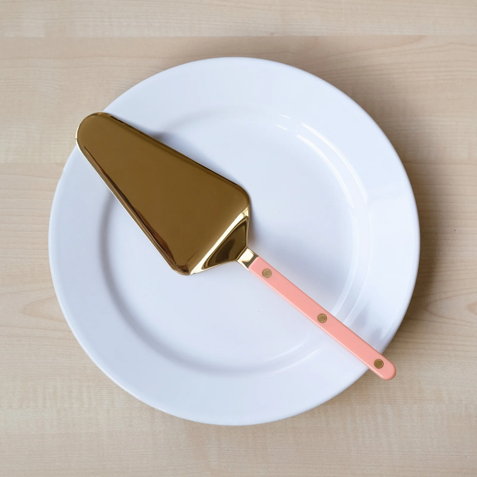 Bistrot Gold color Solid, Nude Pink - Tart server - Image 2