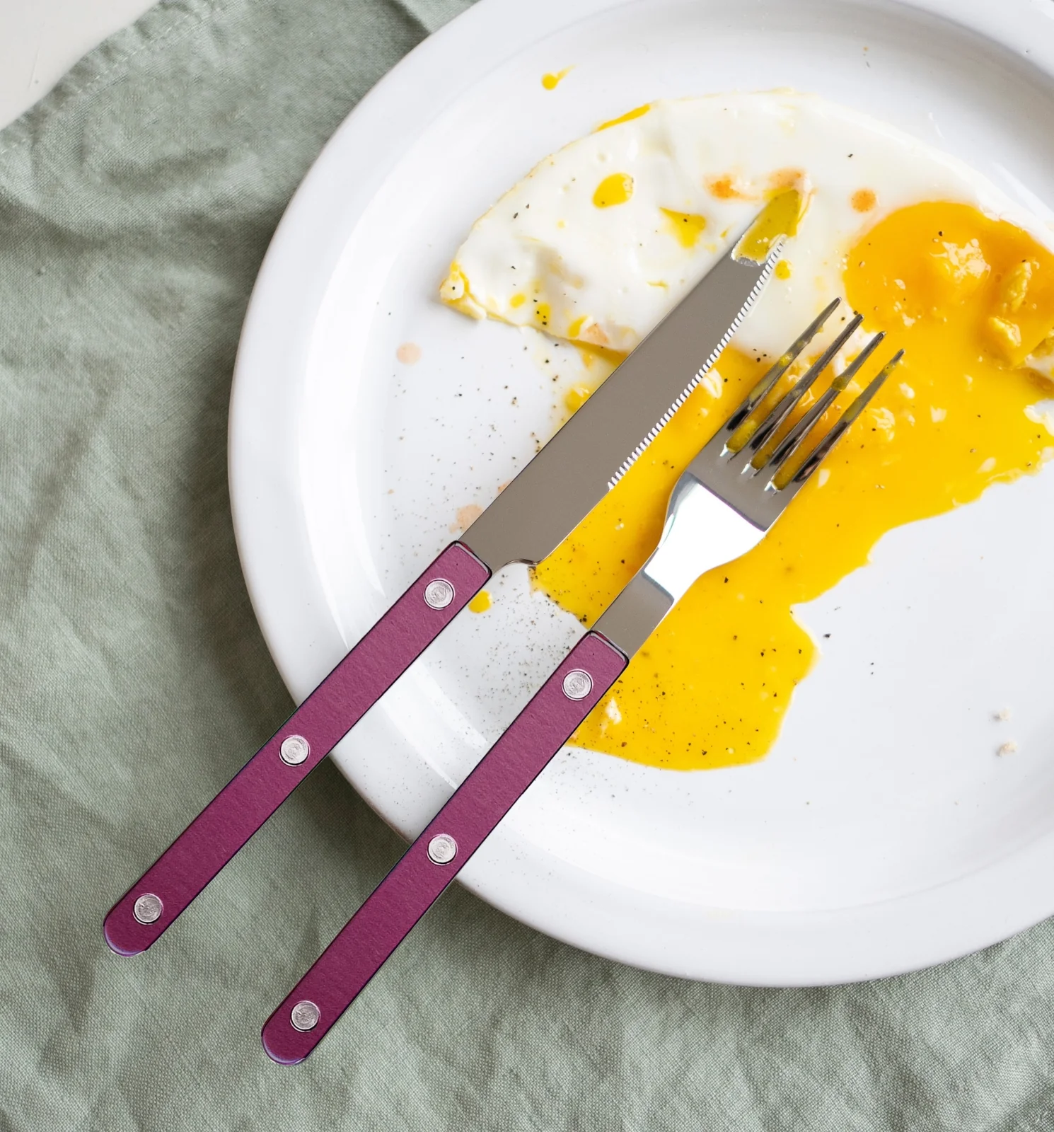 Bistrot Pearly, Aubergine - Dinner knife - Image 3