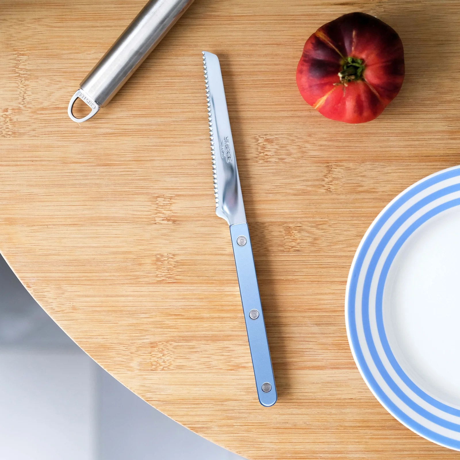 Bistrot Pearly, Light blue - Tomato knife - Image 2