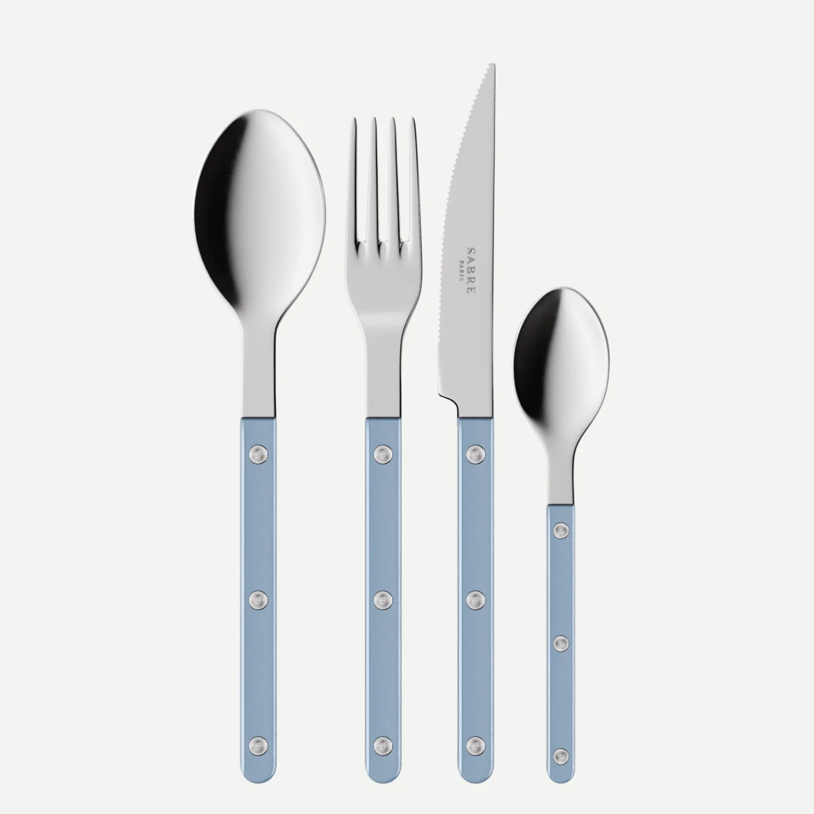 Bistrot Pearly, Light blue - 48 pieces cutlery set