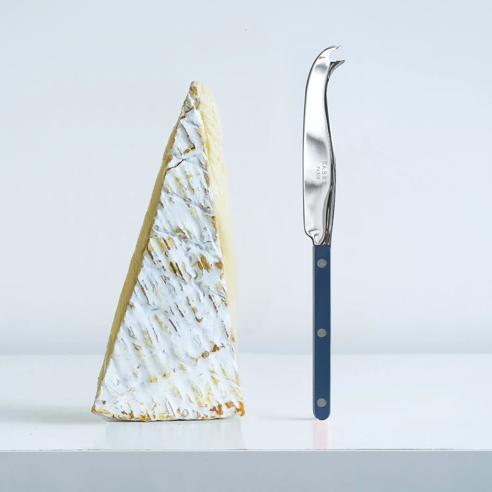 Bistrot Pearly, Steel blue - Box of 2 cheese knives - Image 2