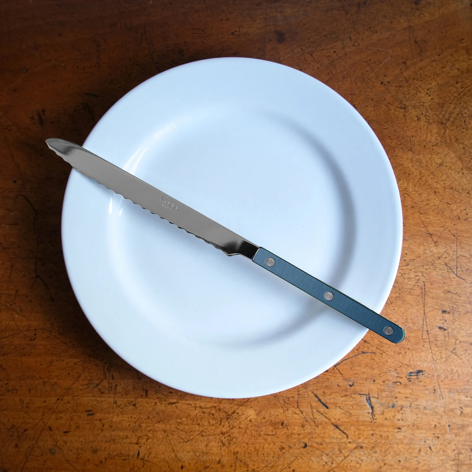Bistrot Pearly, Steel blue - Bread knife - Image 2