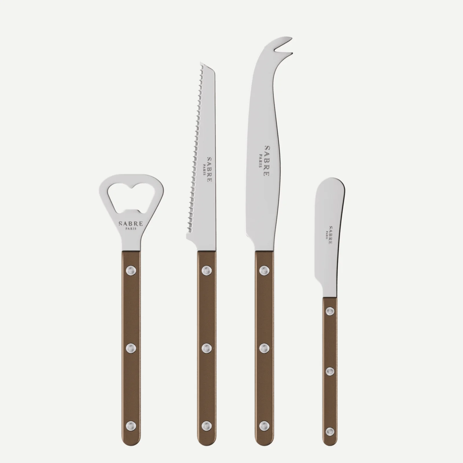 Bistrot Pearly, Brown - Bistrot aperitif set