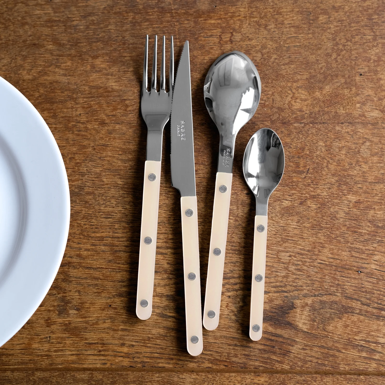 Bistrot Pearly, Pearl - 4 pieces cutlery set - Image 2