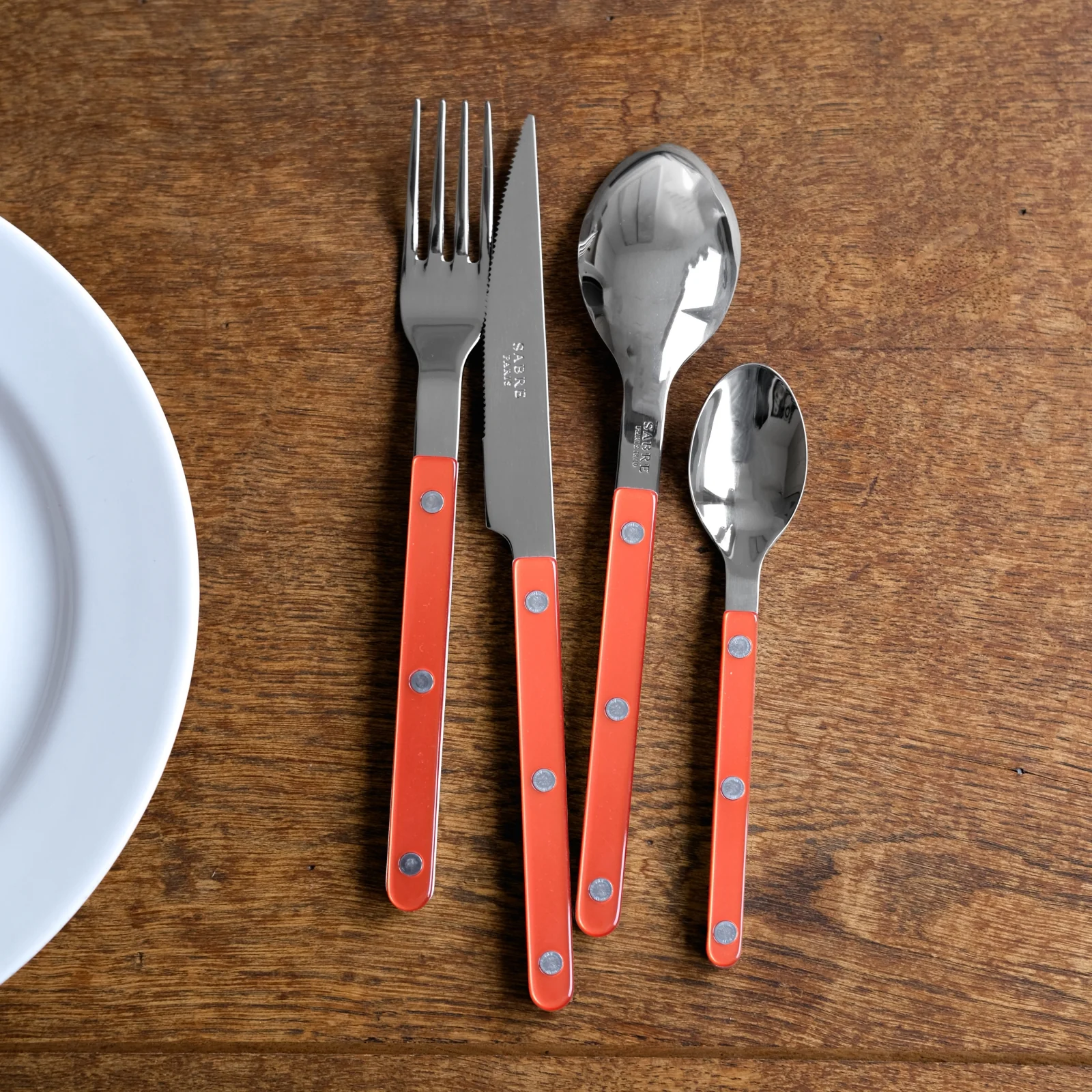 Bistrot Pearly, Orange - 48 pieces cutlery set - Image 2