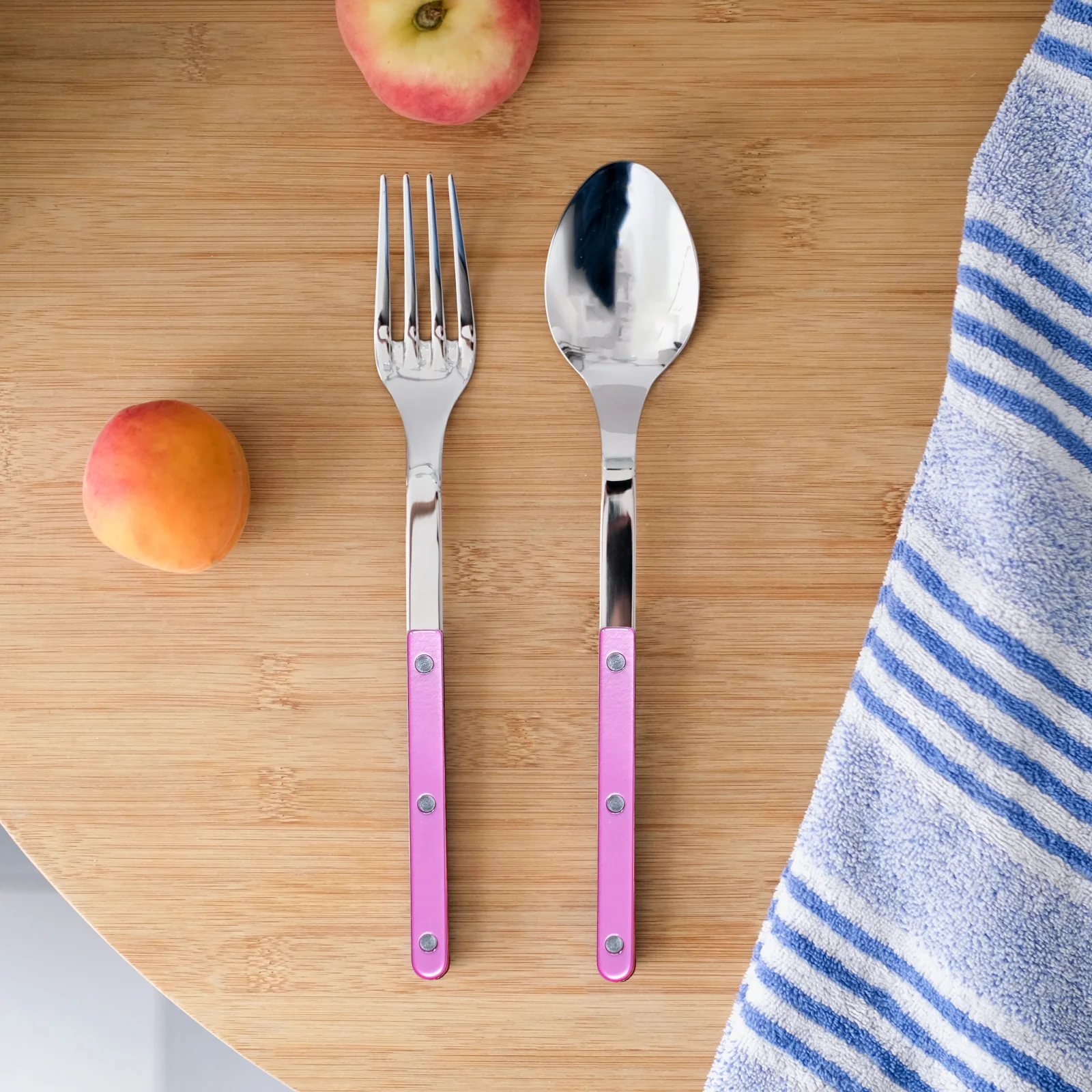 Bistrot Pearly, Pink - Serving fork - Image 2