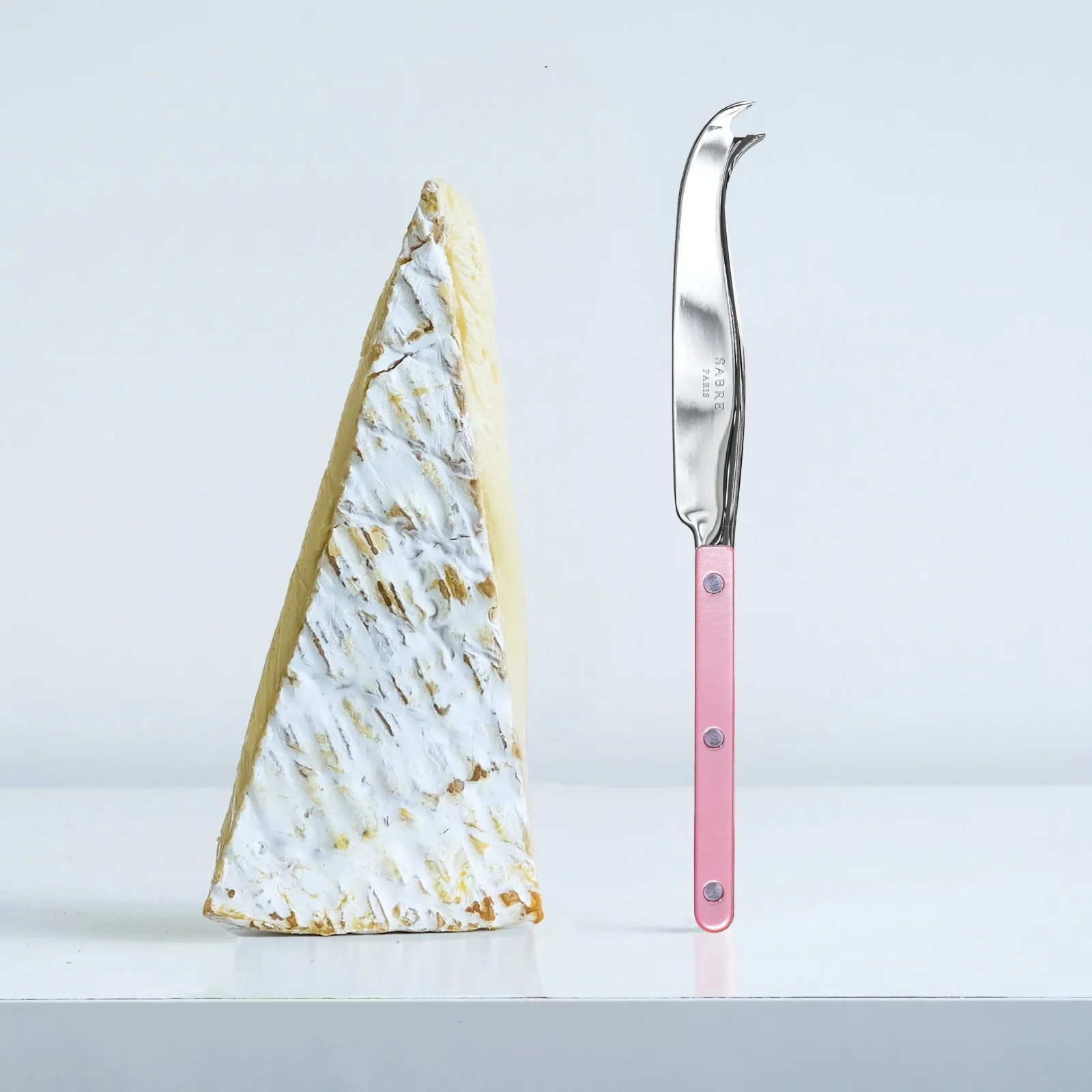 Bistrot Pearly, Soft pink - Box of 2 cheese knives - Image 2