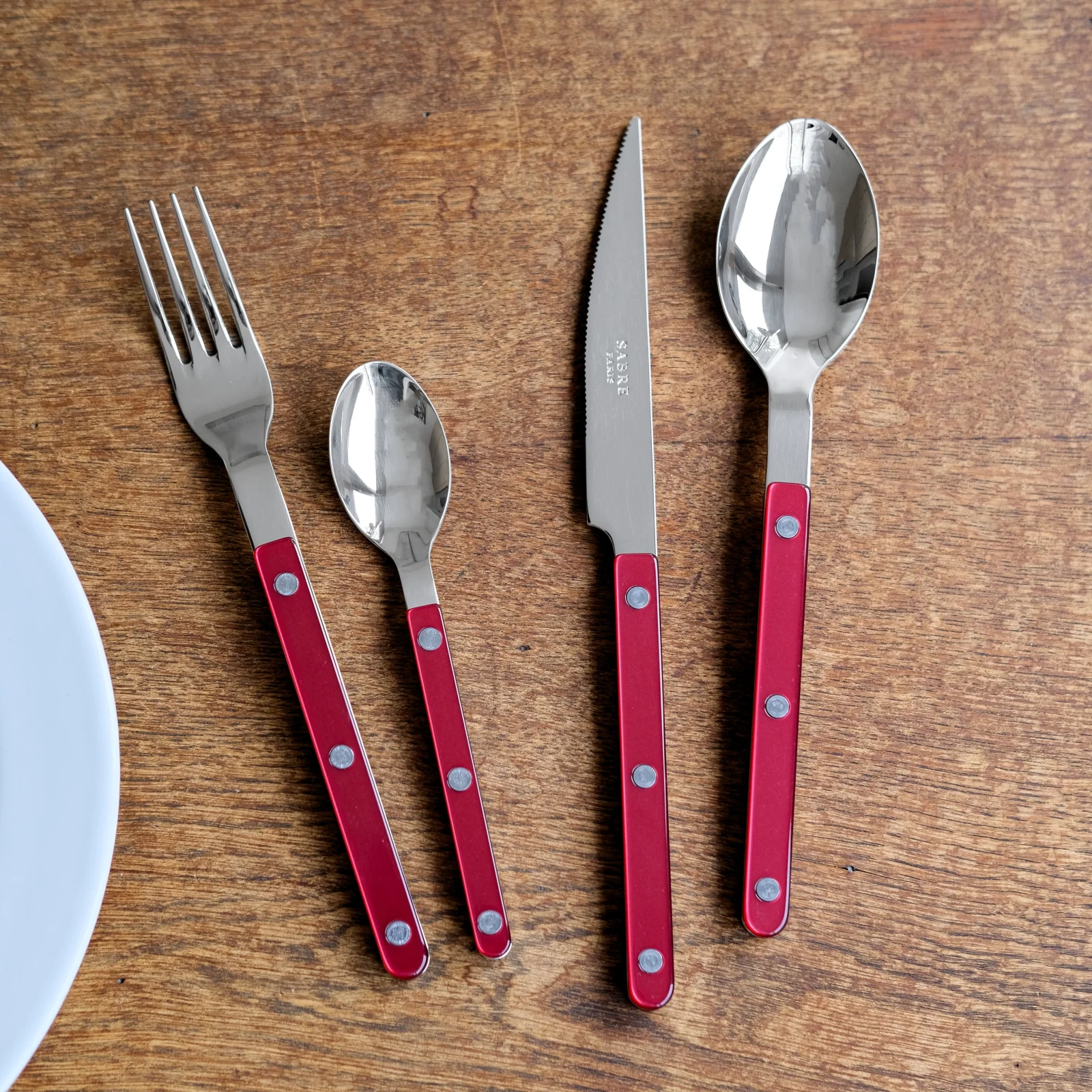 Bistrot Pearly, Red - 48 pieces cutlery set - Image 2