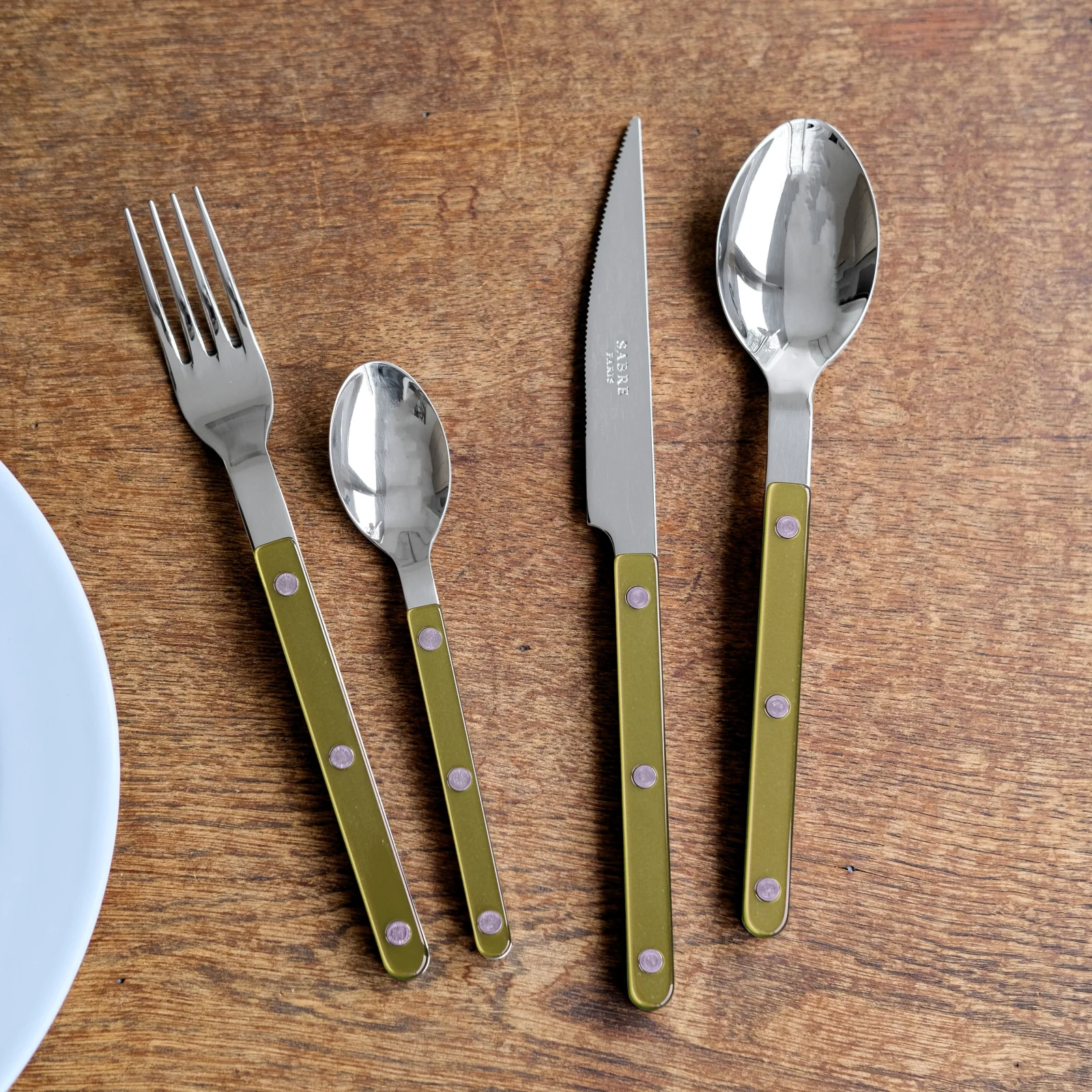 Bistrot Pearly, Moss - 24 pieces cutlery set - Image 2