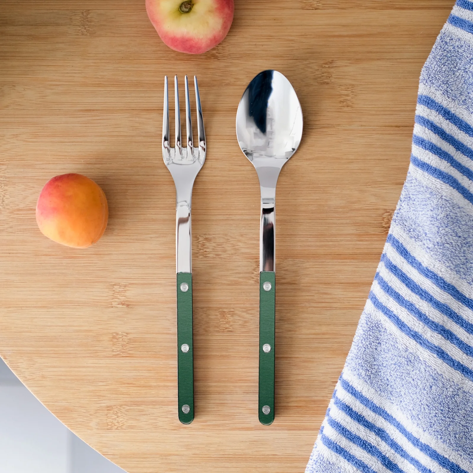 Bistrot Pearly, Dark green - Serving spoon - Image 2