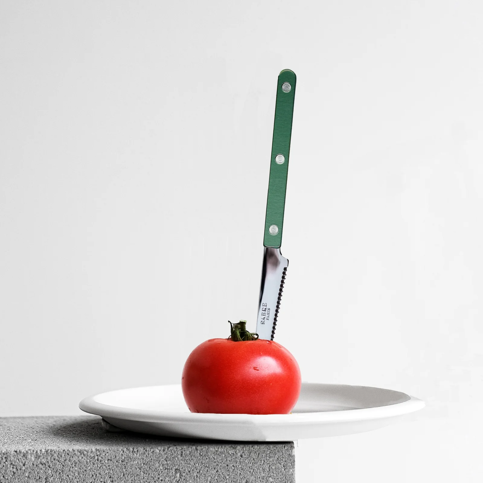 Bistrot Pearly, Dark green - Tomato knife - Image 3