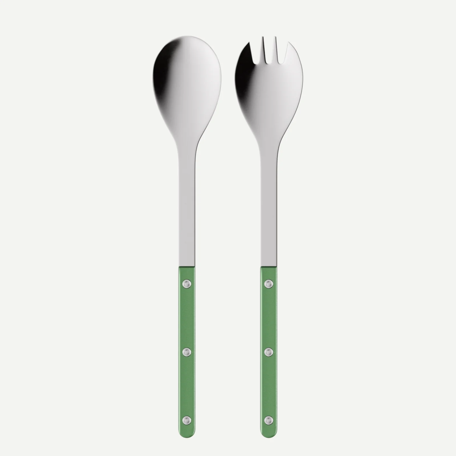 Bistrot Pearly, Garden green - Salad cutlery set