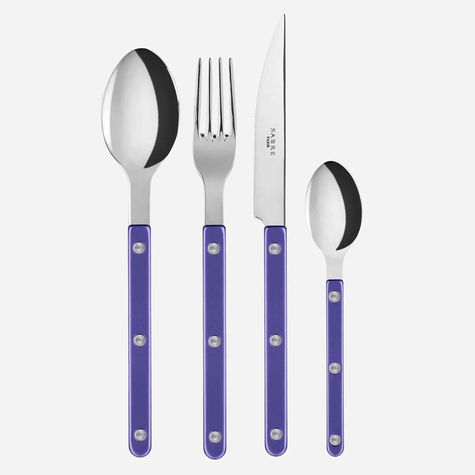 Bistrot Pearly, Purple - 48 pieces cutlery set