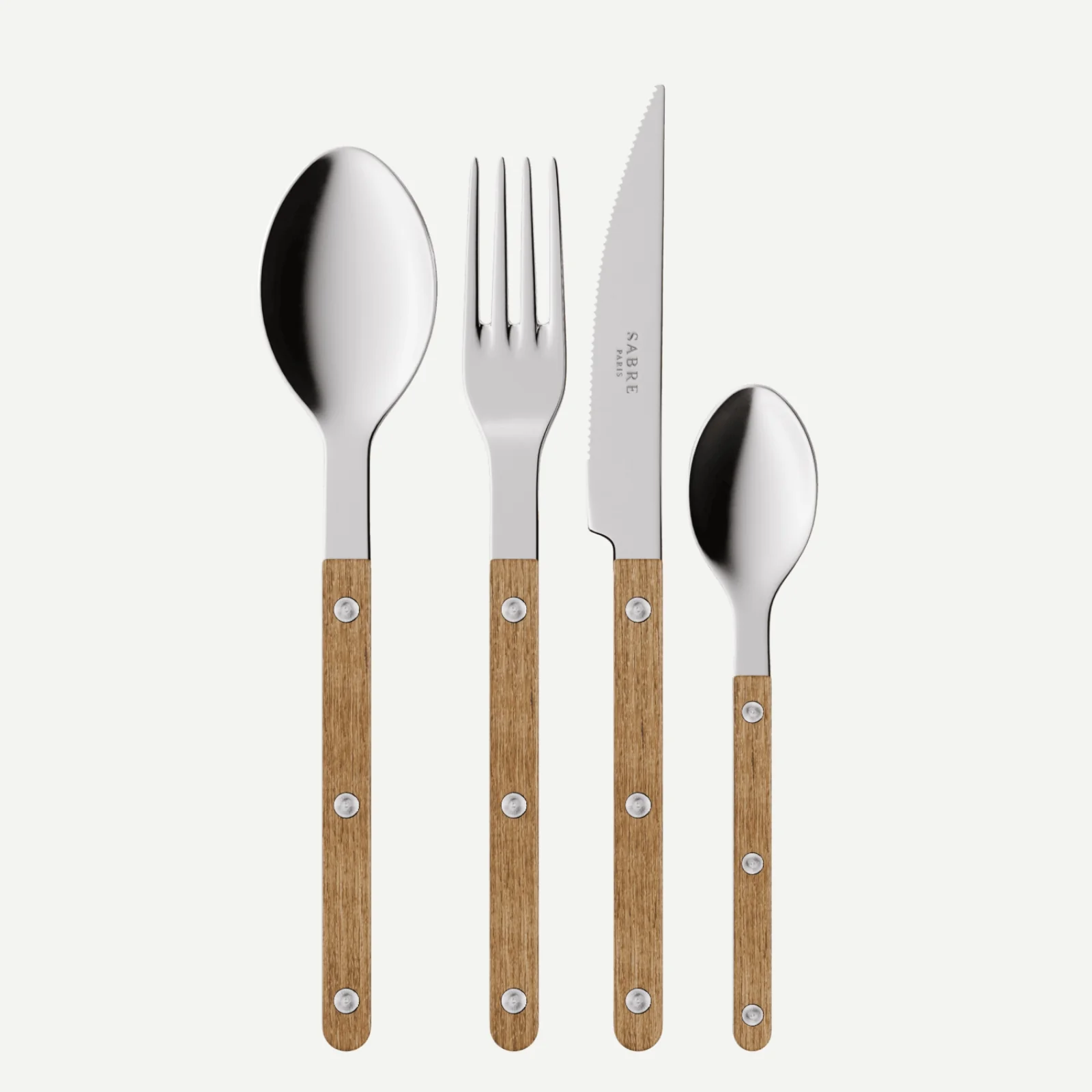 Bistrot Teak, Teak - 24 pieces cutlery set