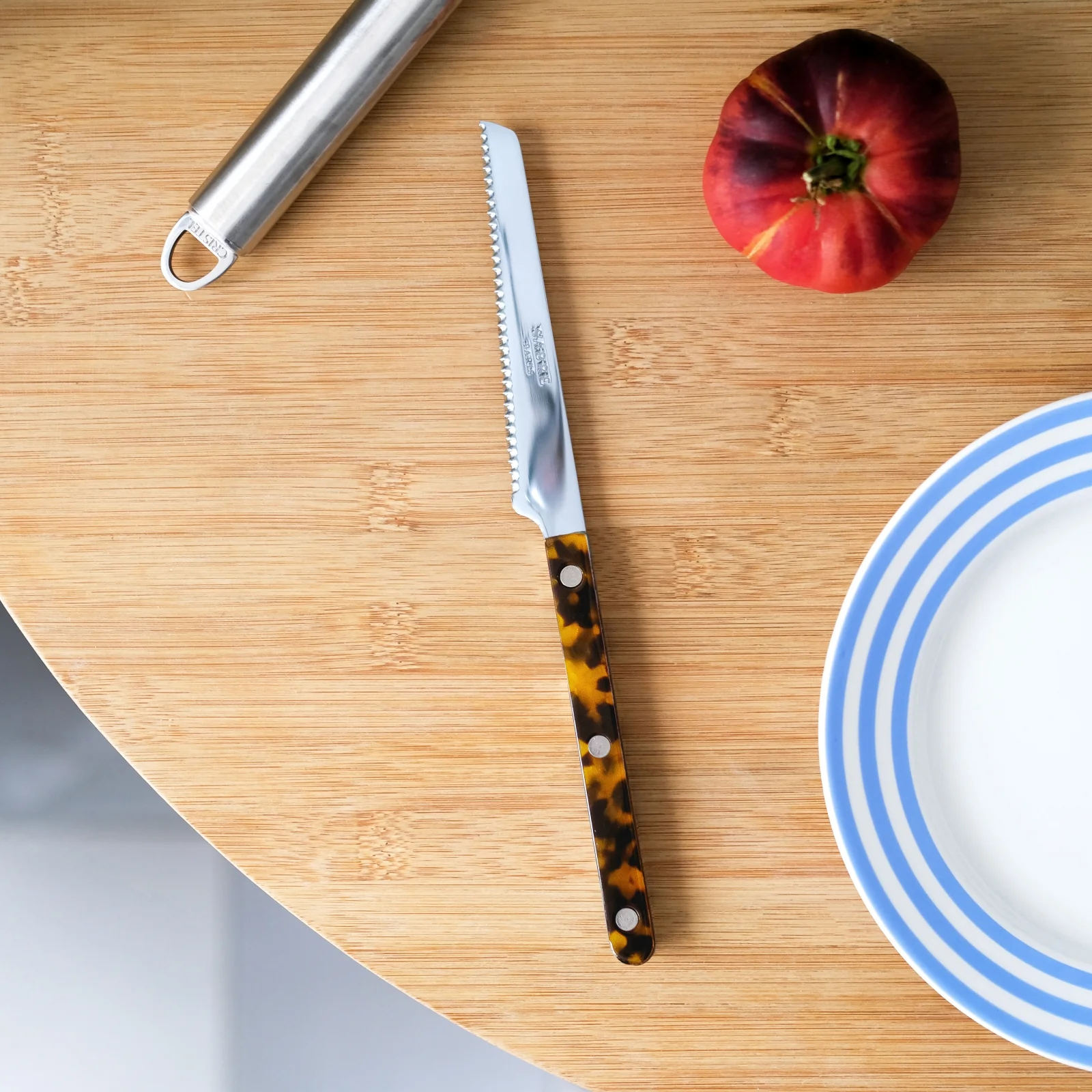 Bistrot Tortoise, Faux Tortoise - Tomato knife - Image 2