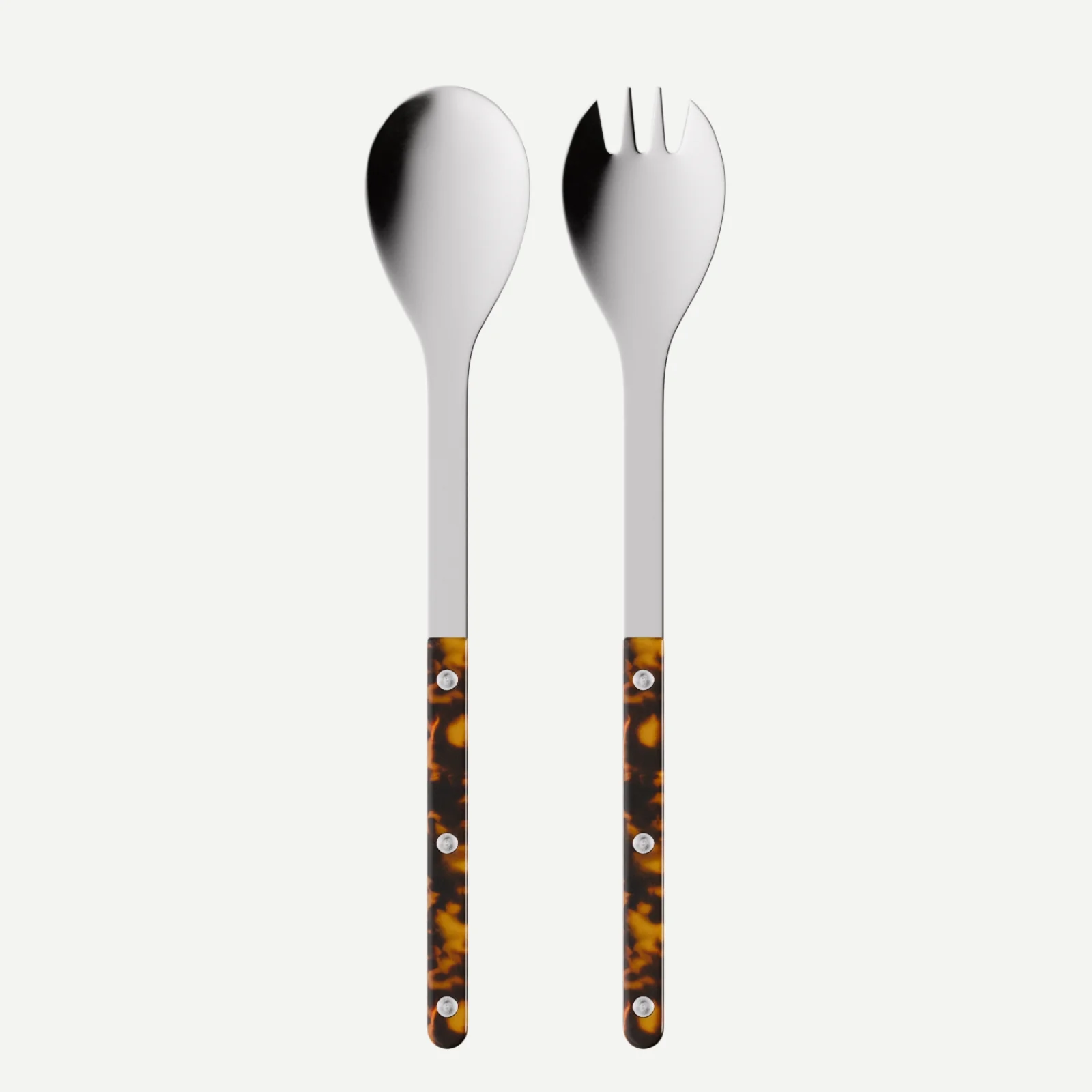 Bistrot Tortoise, Faux Tortoise - Salad cutlery set
