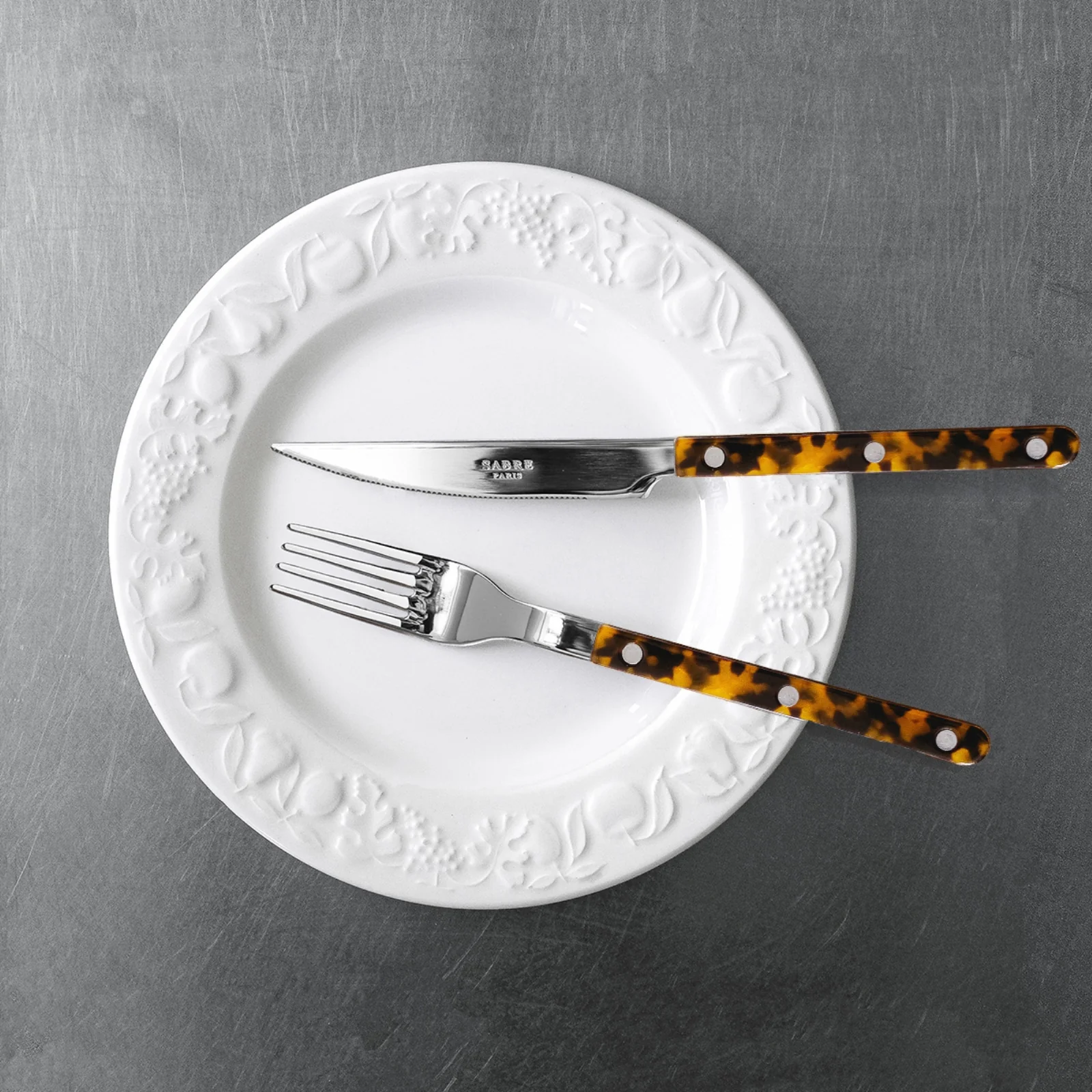 Bistrot Tortoise, Faux Tortoise - Dinner knife - Image 5