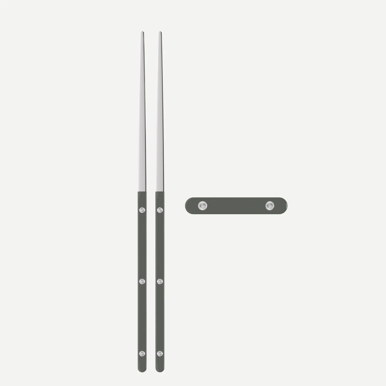 Bistrot Solid, Dark grey - Chopsticks set