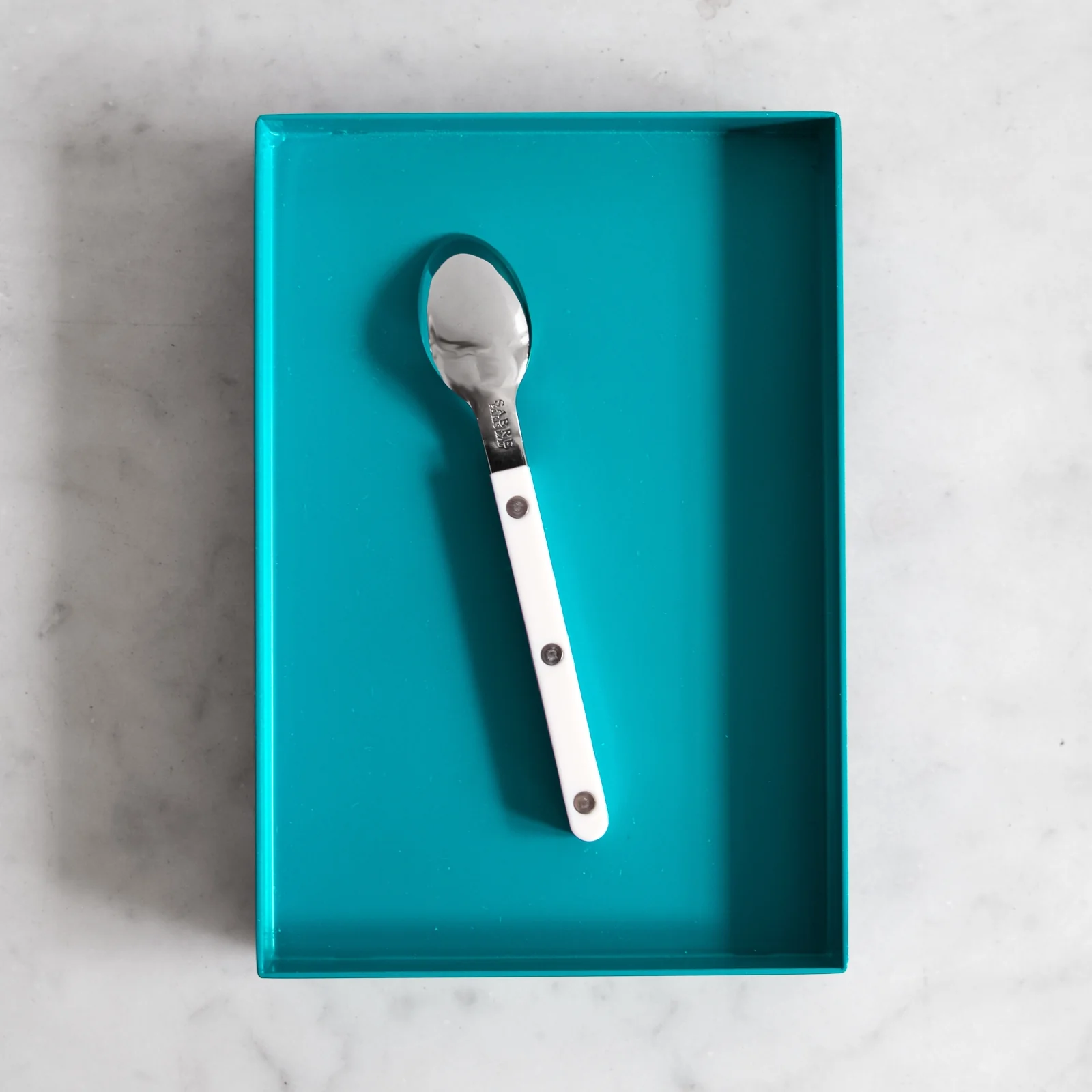 Bistrot Solid, White - Box of 6 espresso spoons - Image 2