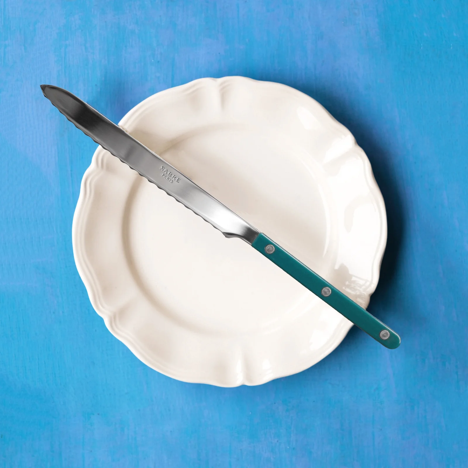 Bistrot Solid, Aquamarine - Bread knife - Image 2