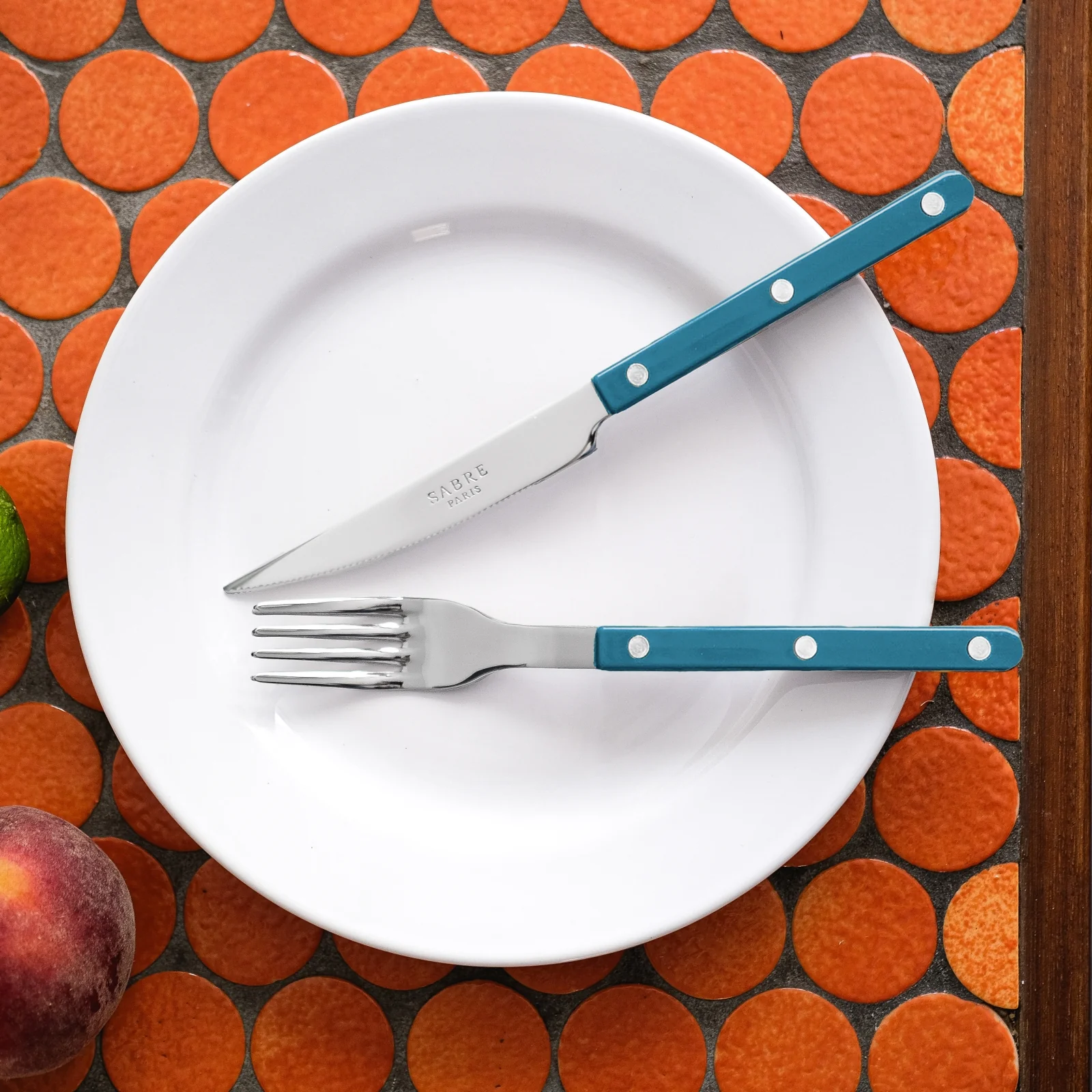 Bistrot Solid, Aquamarine - Dinner knife - Image 4