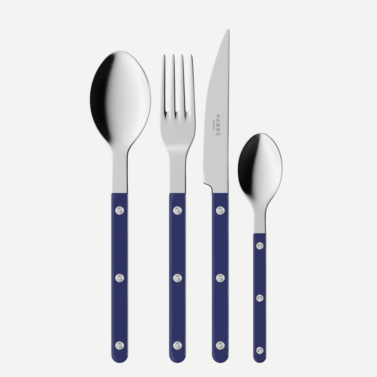 Bistrot Solid, Navy blue - 48 pieces cutlery set