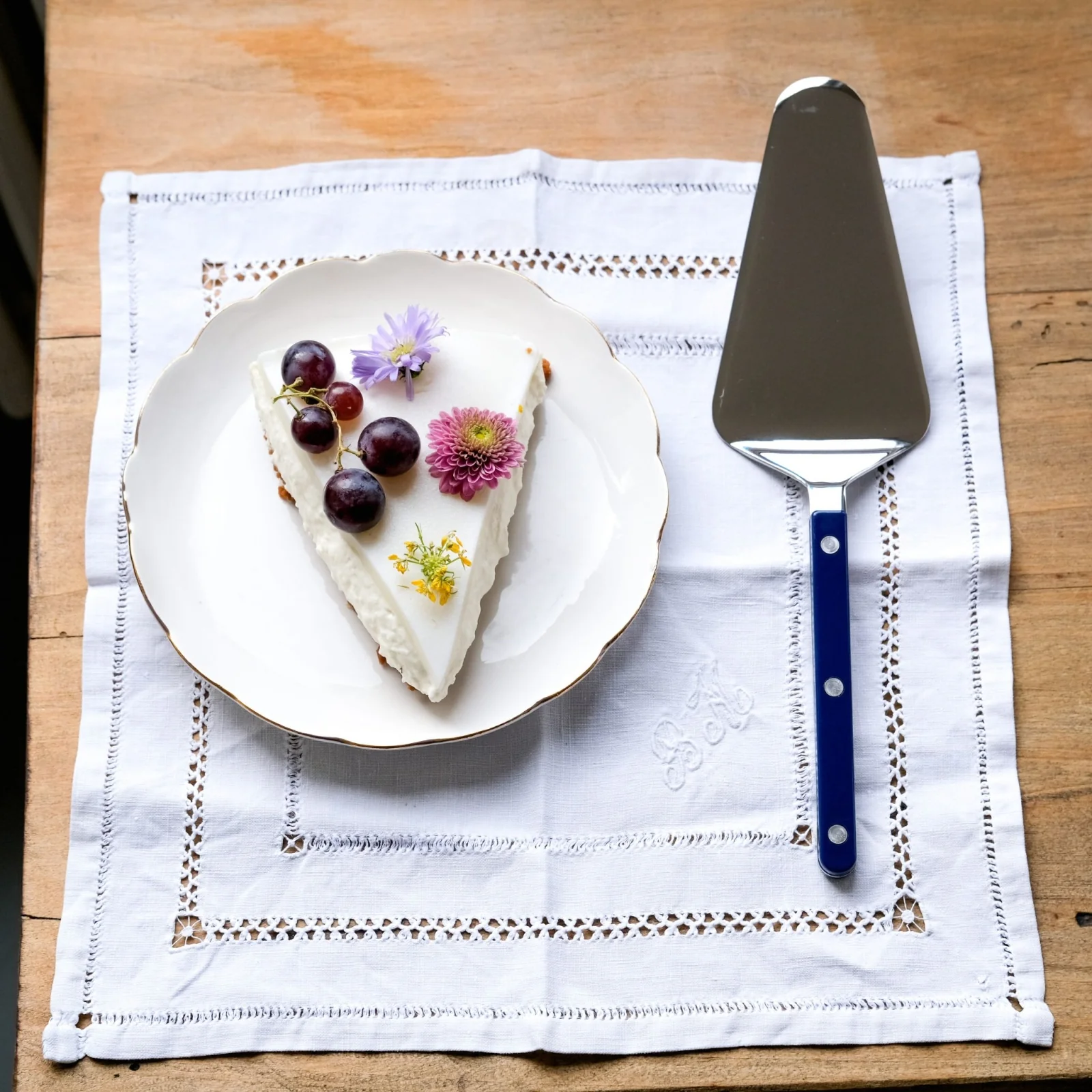 Bistrot Solid, Navy blue - Tart server - Image 2